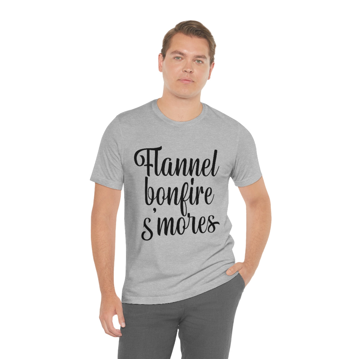 Flannel Bonfires S'mores Tee