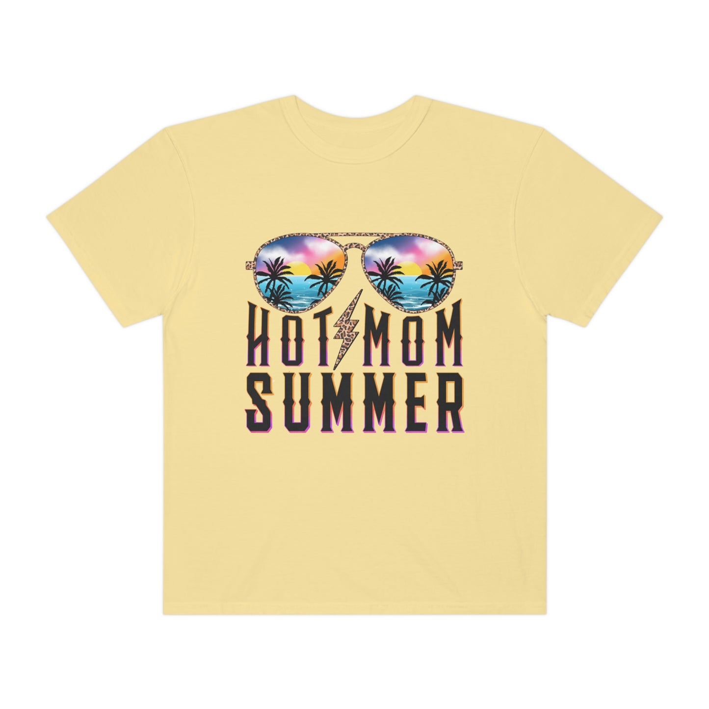 Hot Mom Summer Garment-Dyed T-shirt