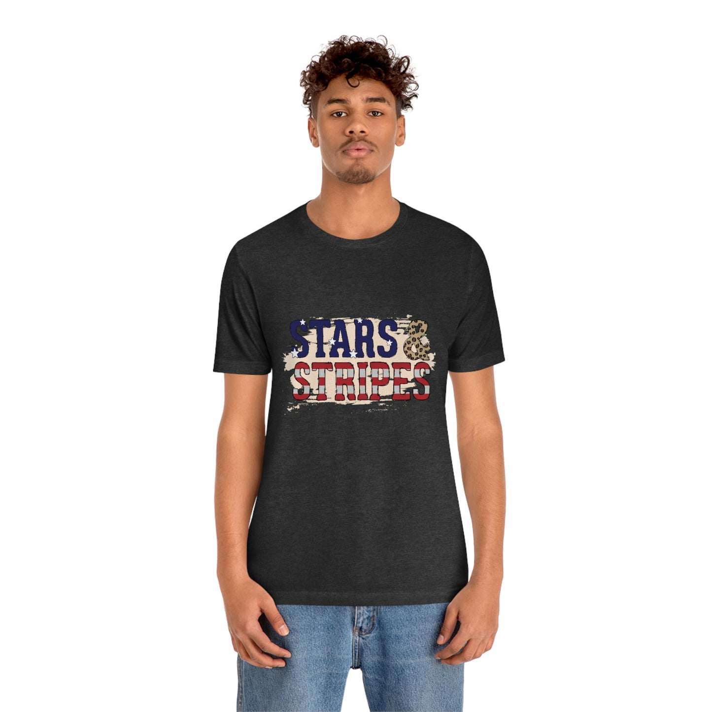 Stars and Stripes Unisex Jersey Short Sleeve Tee