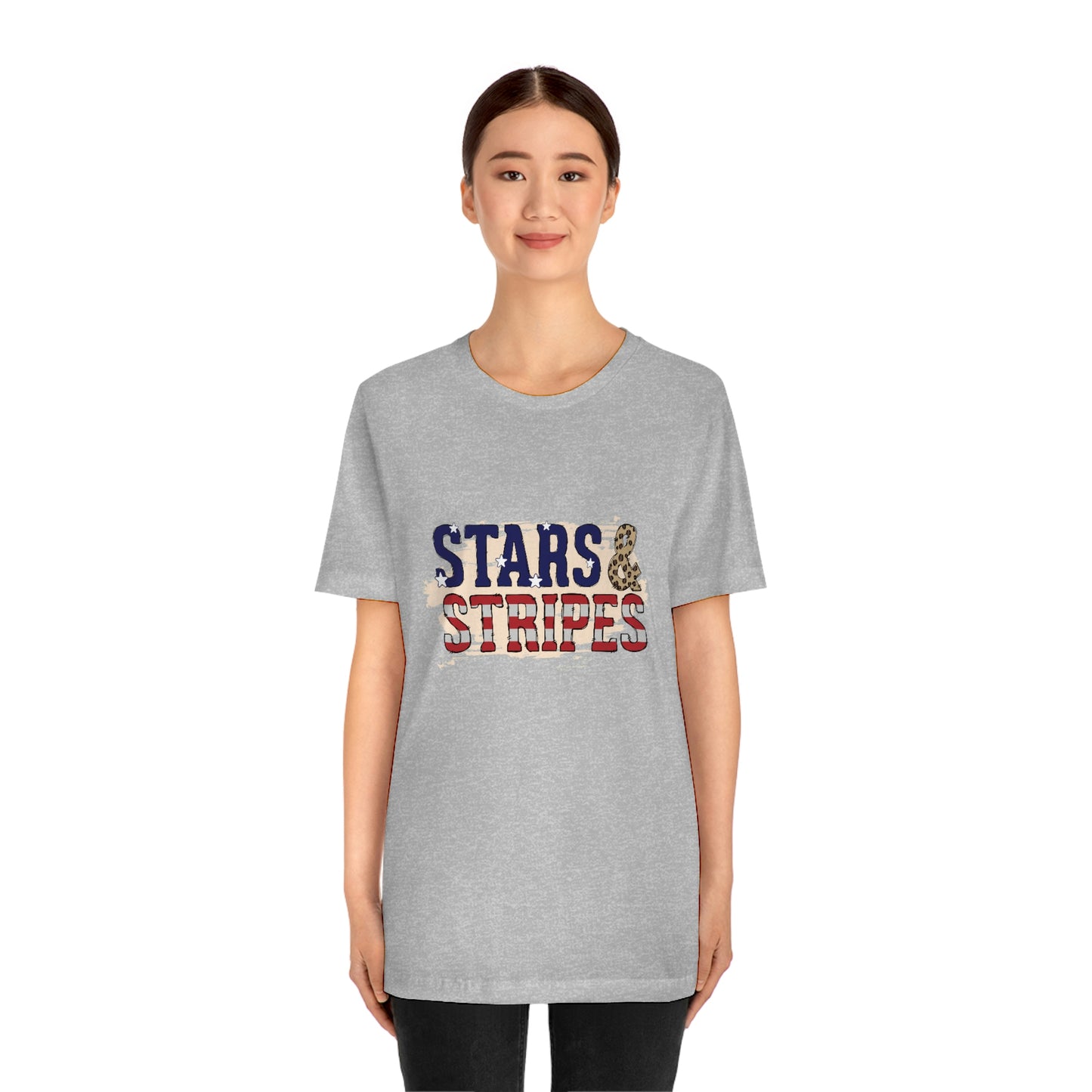 Stars and Stripes Unisex Jersey Short Sleeve Tee