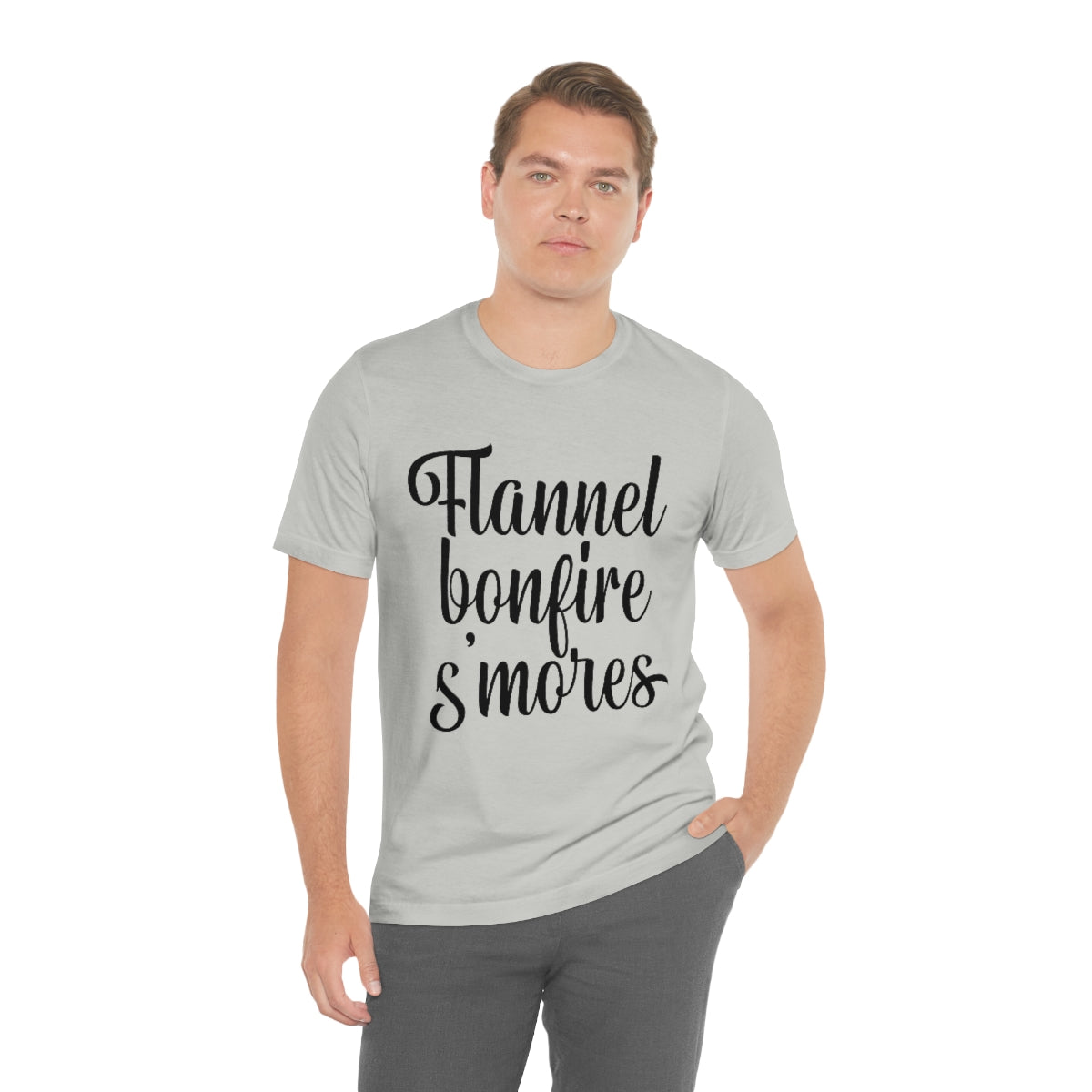 Flannel Bonfires S'mores Tee