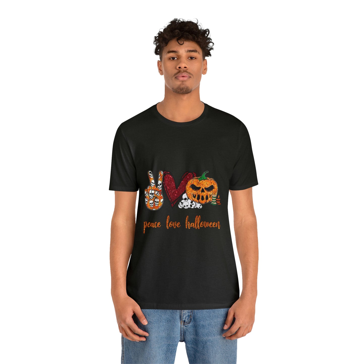 Peace, Love, & Halloween Unisex Shirt