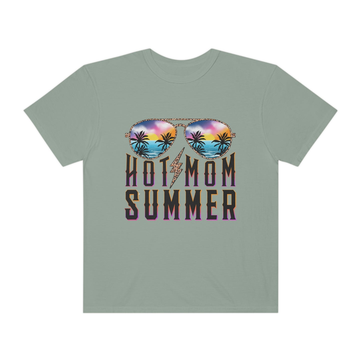 Hot Mom Summer Garment-Dyed T-shirt