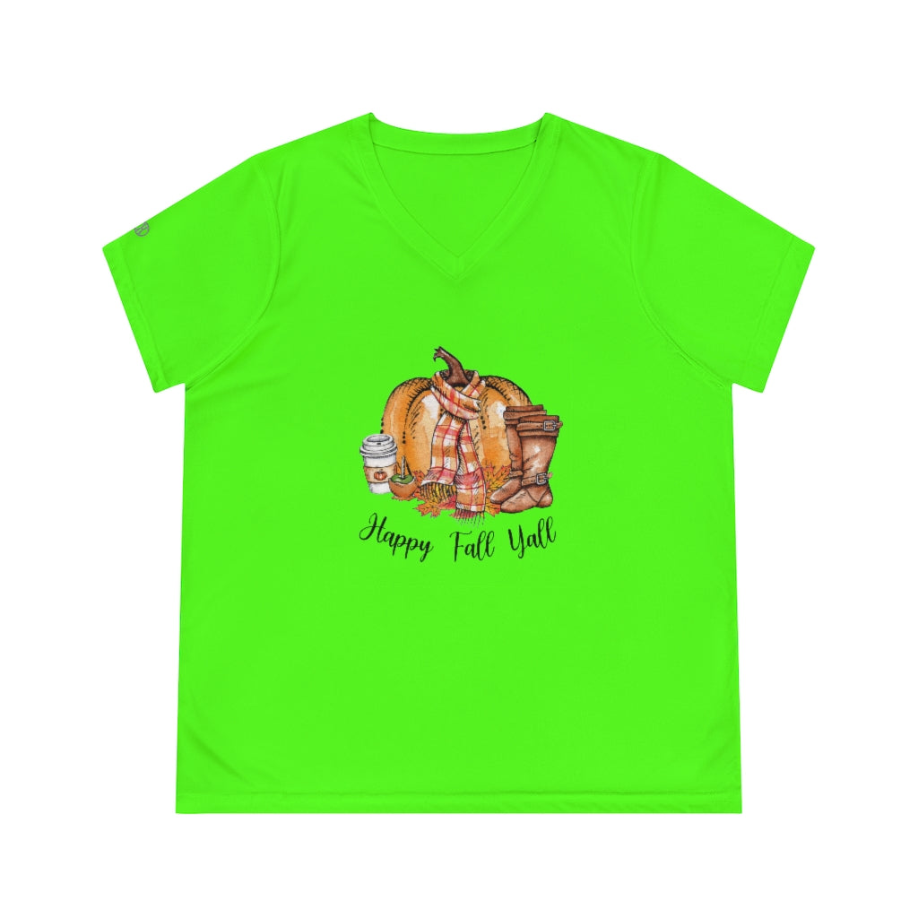 Ladies Happy Fall Active Tee