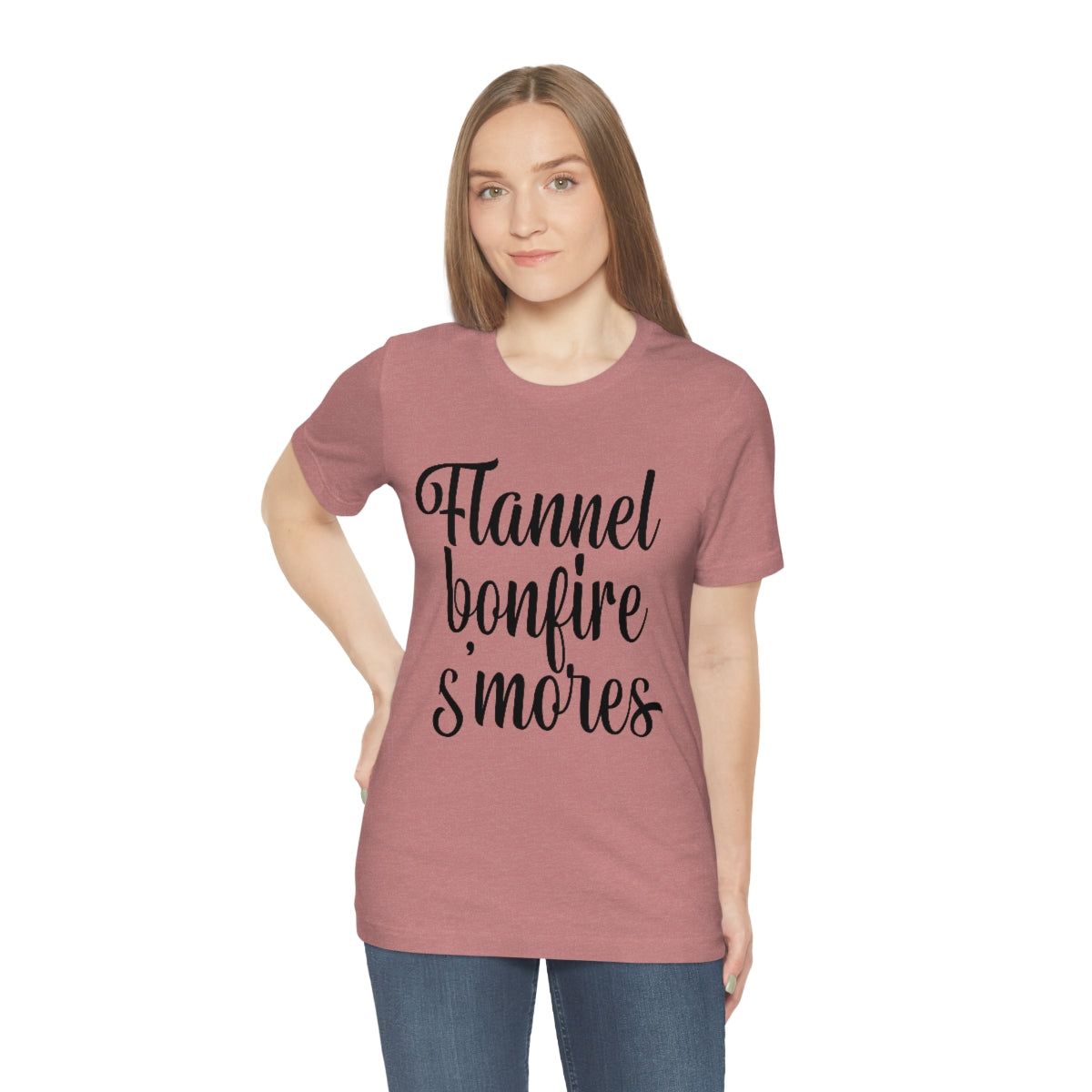 Flannel Bonfires S'mores Tee