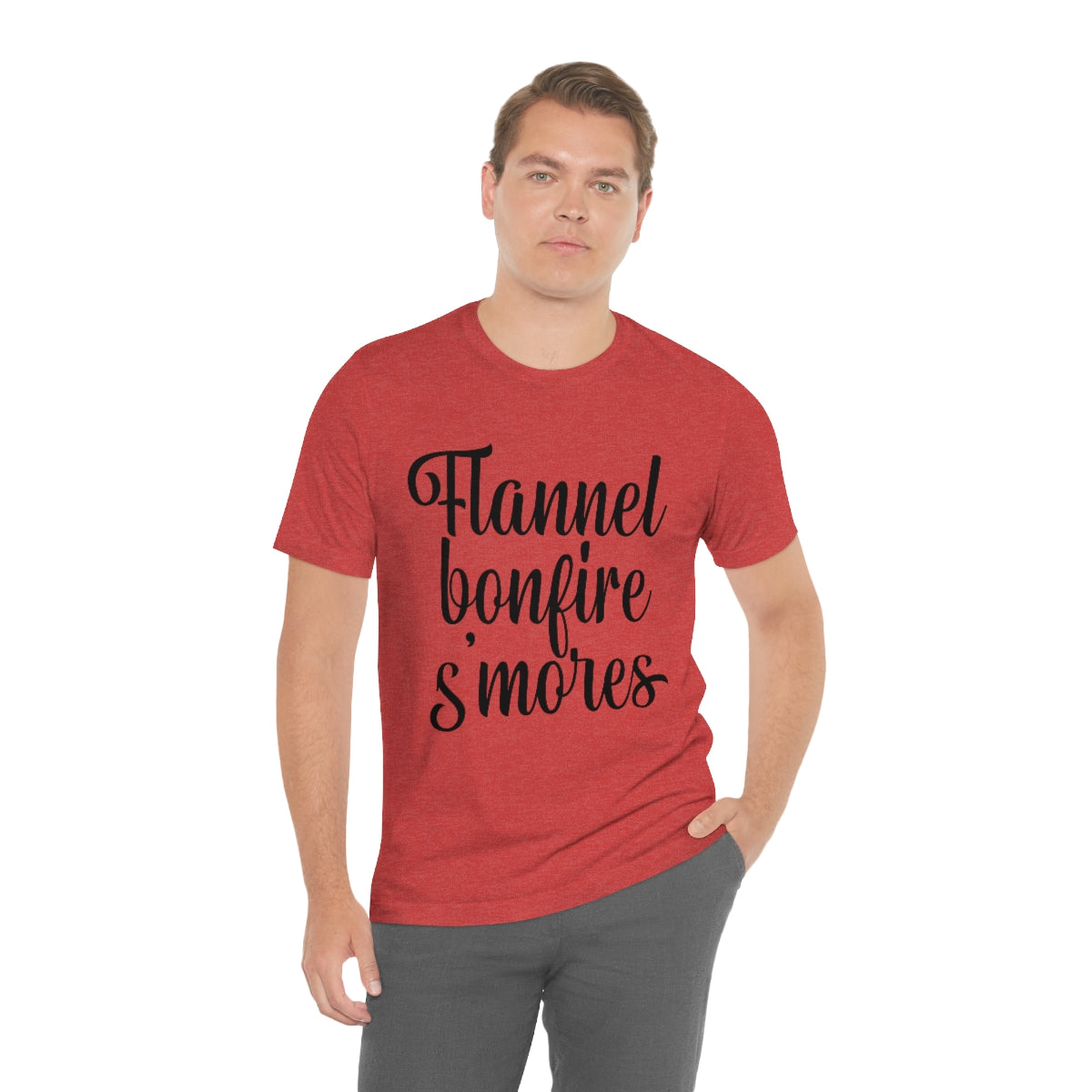 Flannel Bonfires S'mores Tee