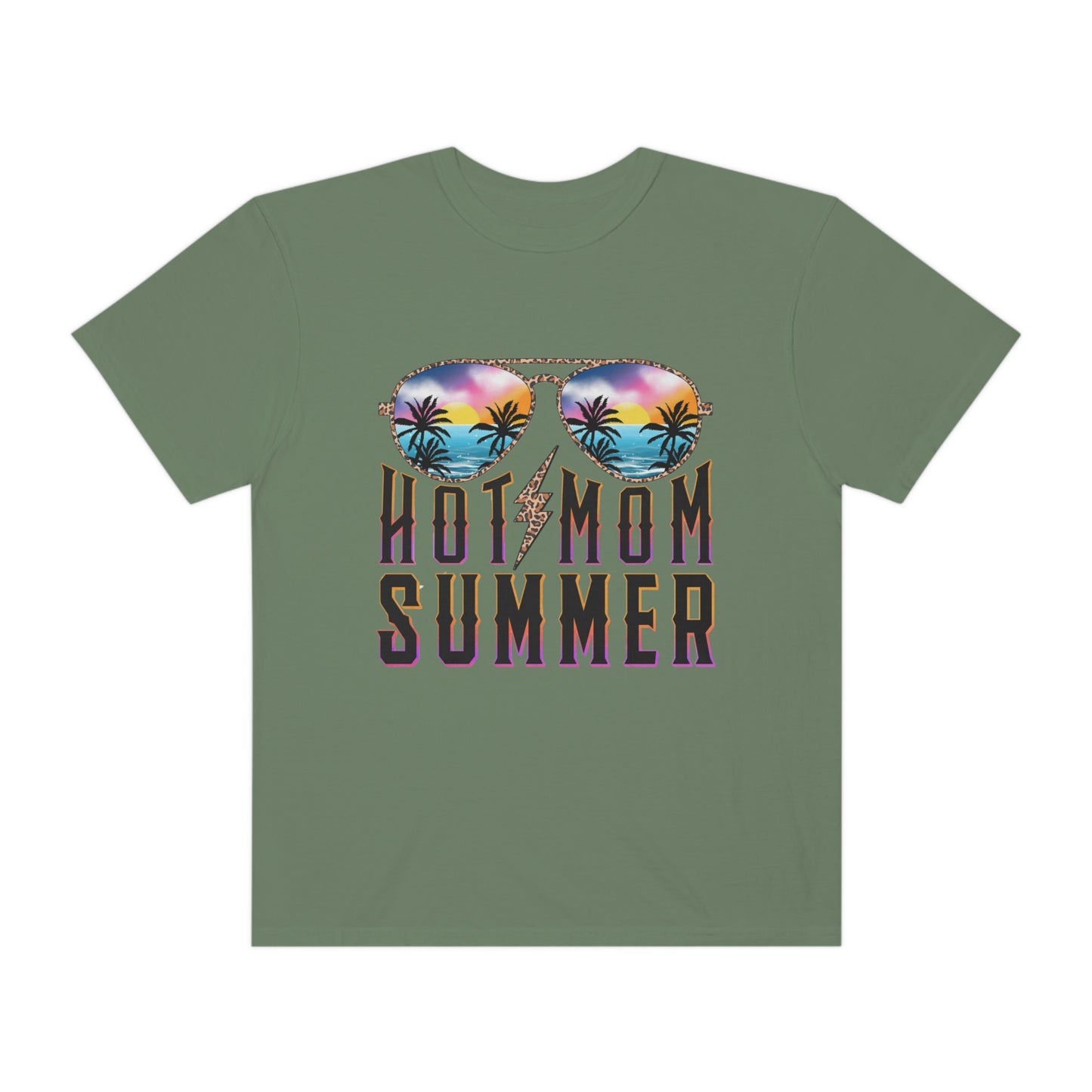 Hot Mom Summer Garment-Dyed T-shirt