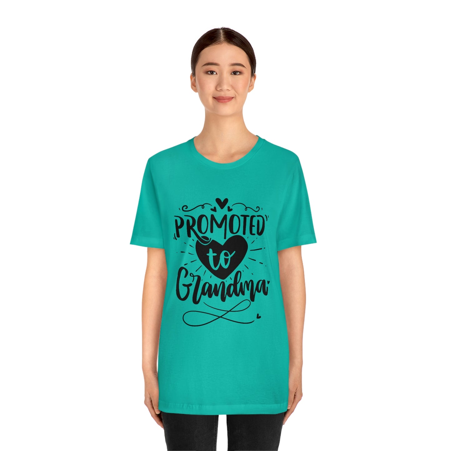 Promoted to Grandma Jersey Short Sleeve Tee