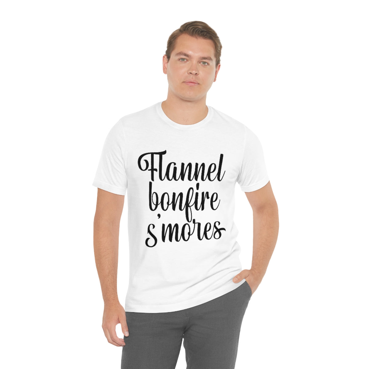 Flannel Bonfires S'mores Tee