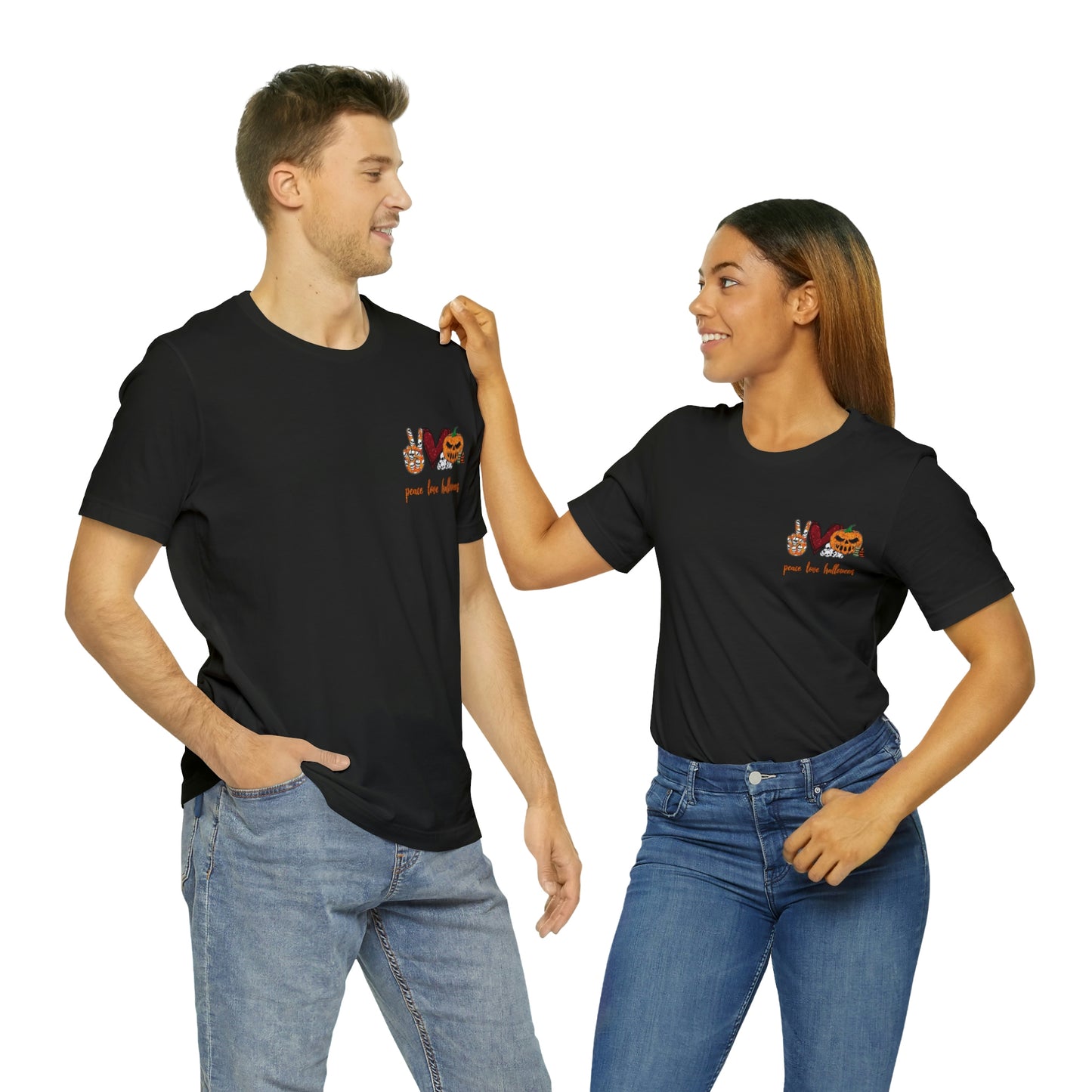 Peace.Love.Halloween Unisex Tee