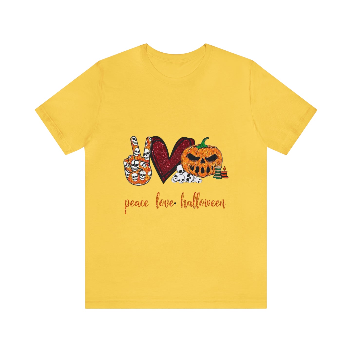 Peace, Love, & Halloween Unisex Shirt