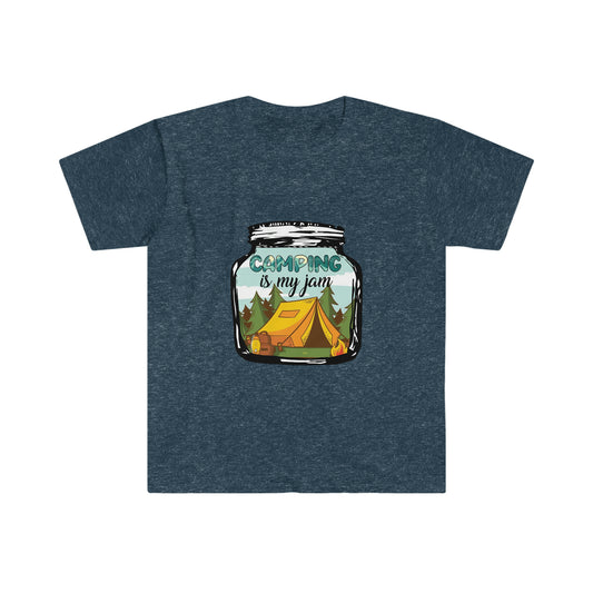 Camping is my jam Unisex Softstyle T-Shirt