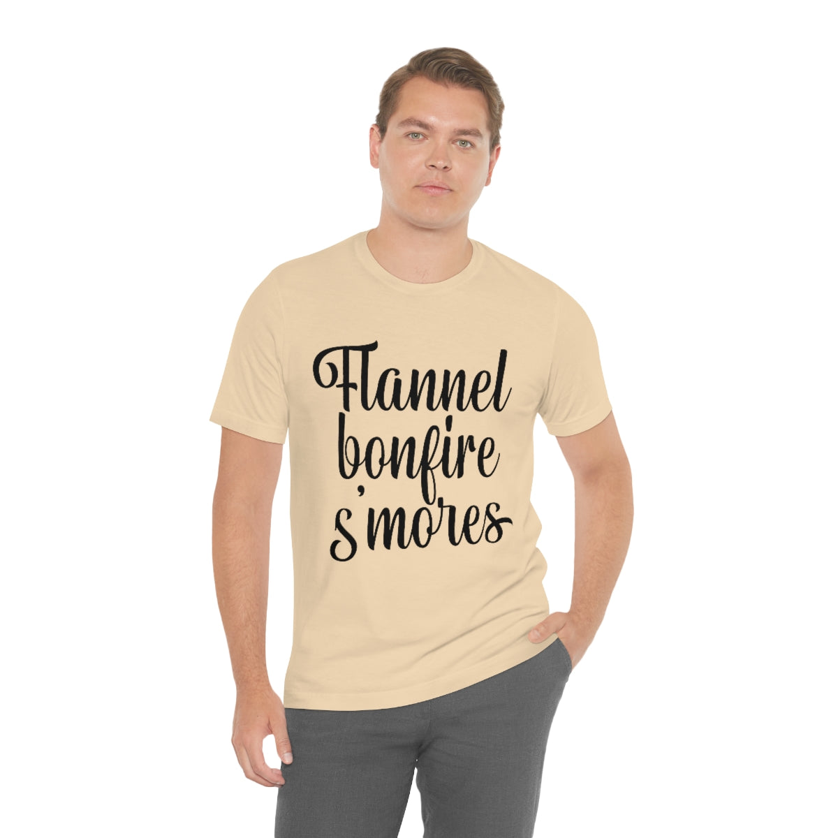 Flannel Bonfires S'mores Tee