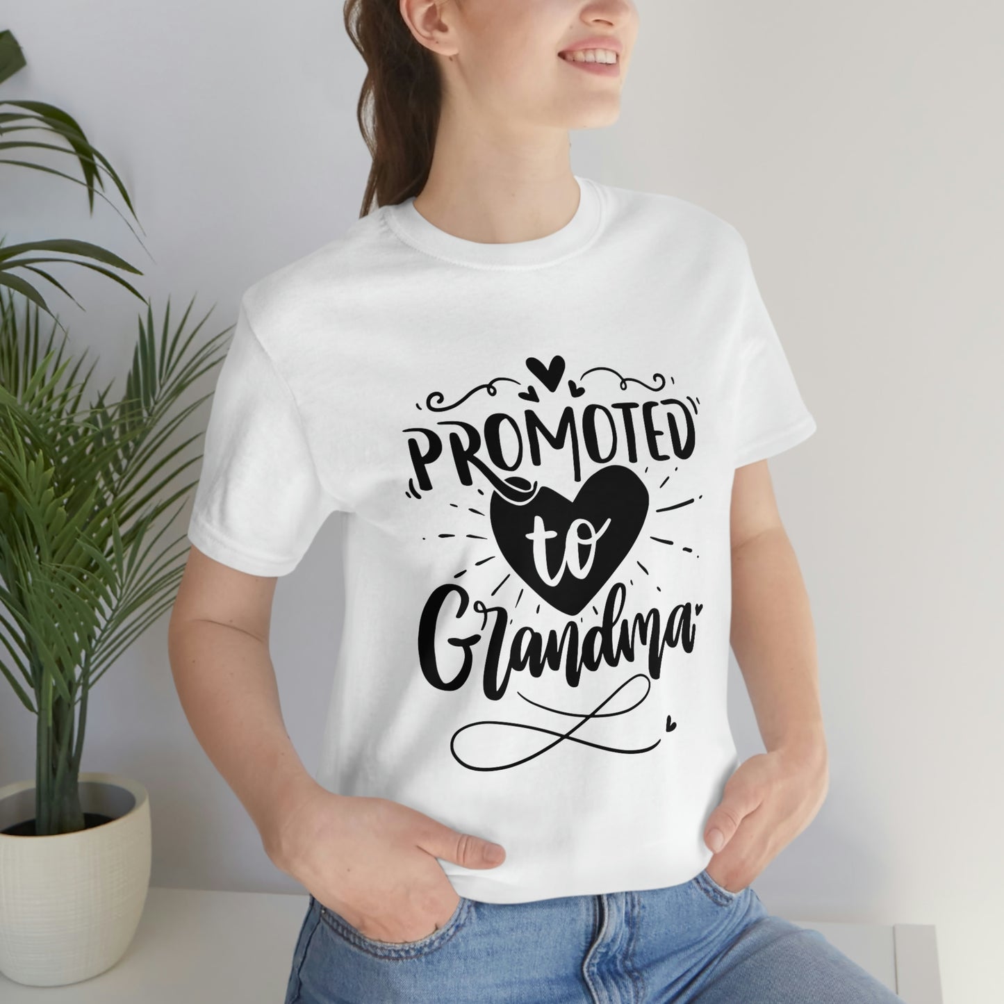 Promoted to Grandma Jersey Short Sleeve Tee