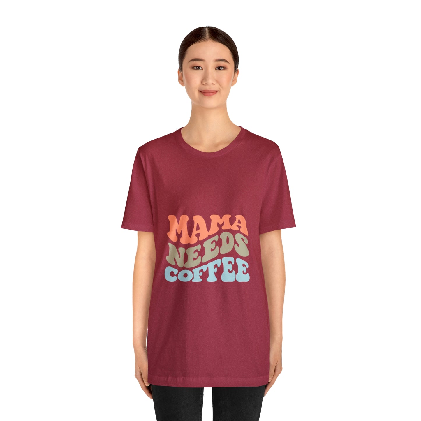 Mama Needs Coffee Jersey Short Sleeve Tee