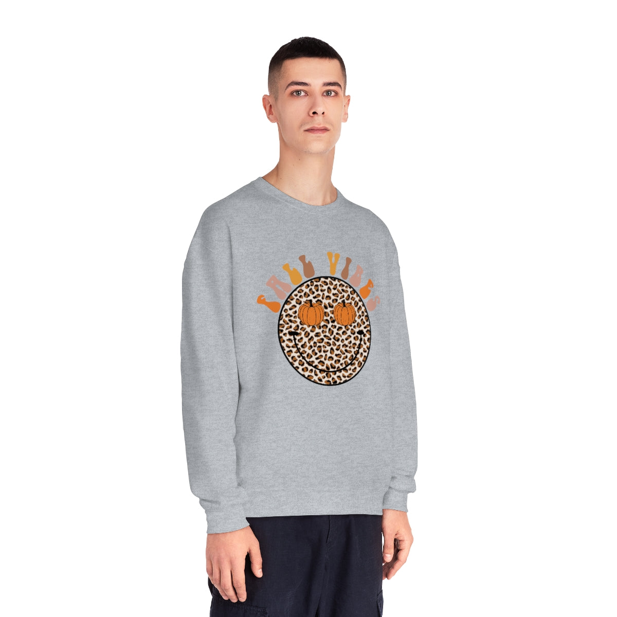 Fall Vibes Smiley Sweatshirt