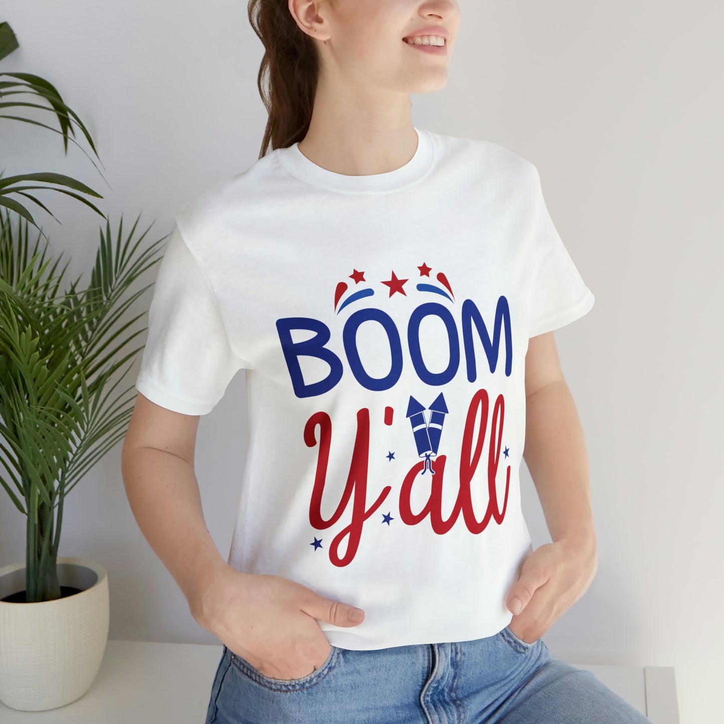 Unisex Sunshine Lasso Boom Yall Jersey Short Sleeve Tee