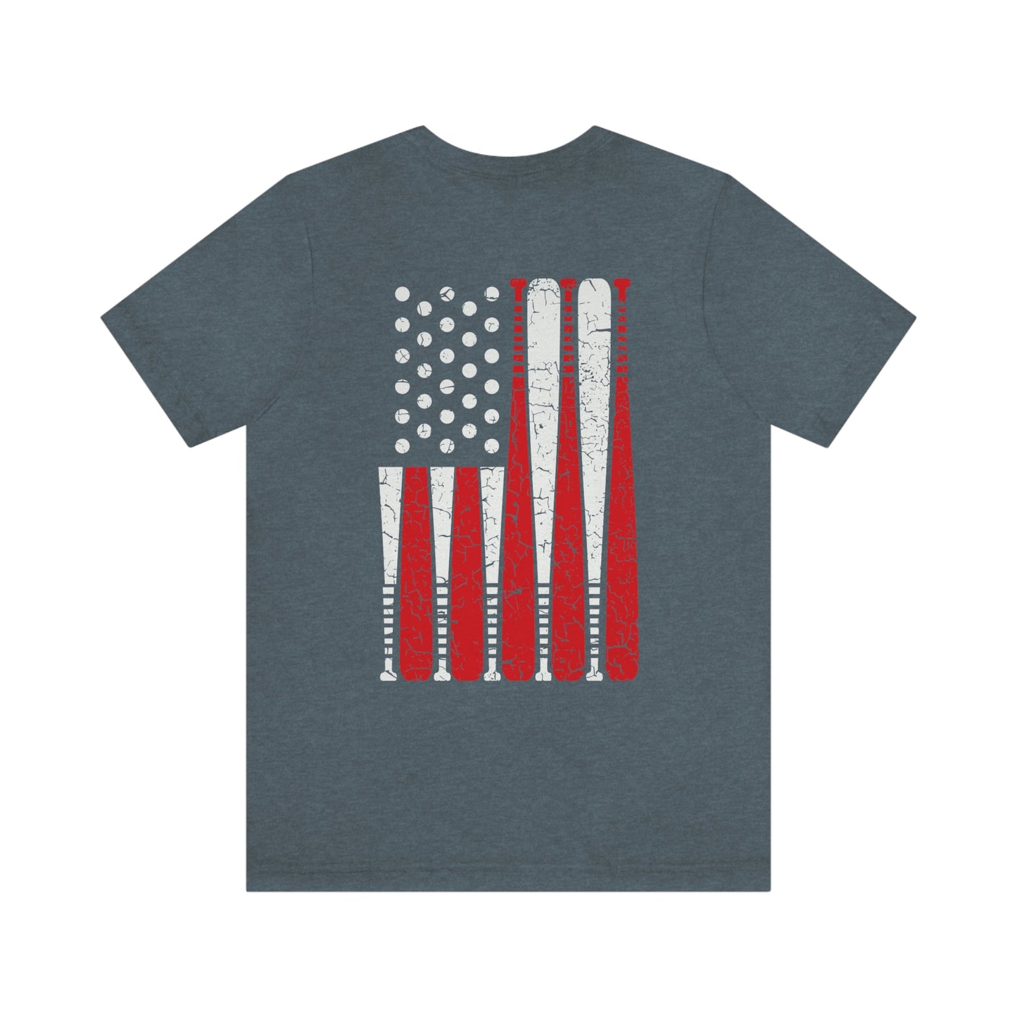 Baseball Flag Short Sleeve Tee