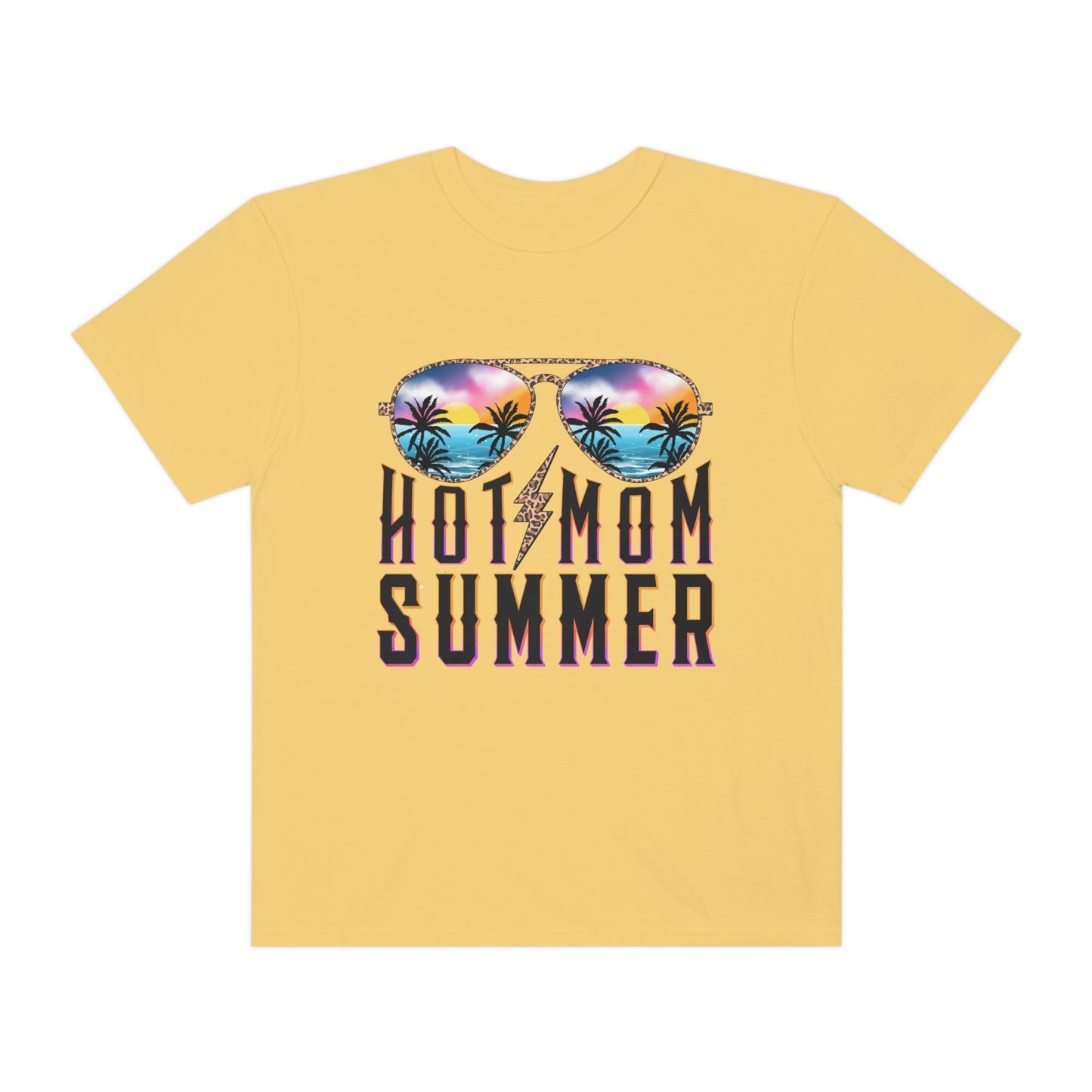 Hot Mom Summer Garment-Dyed T-shirt