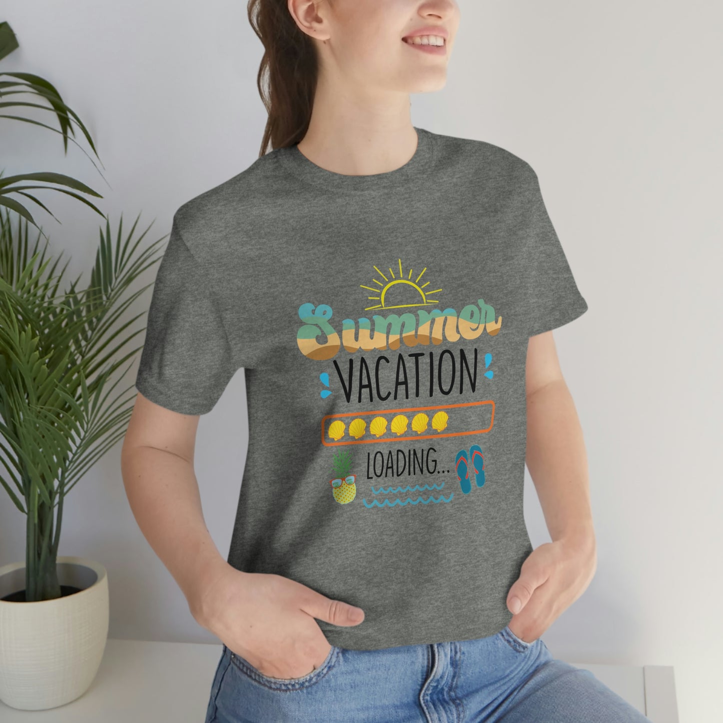 Summer Vacation Unisex Jersey Short Sleeve Tee