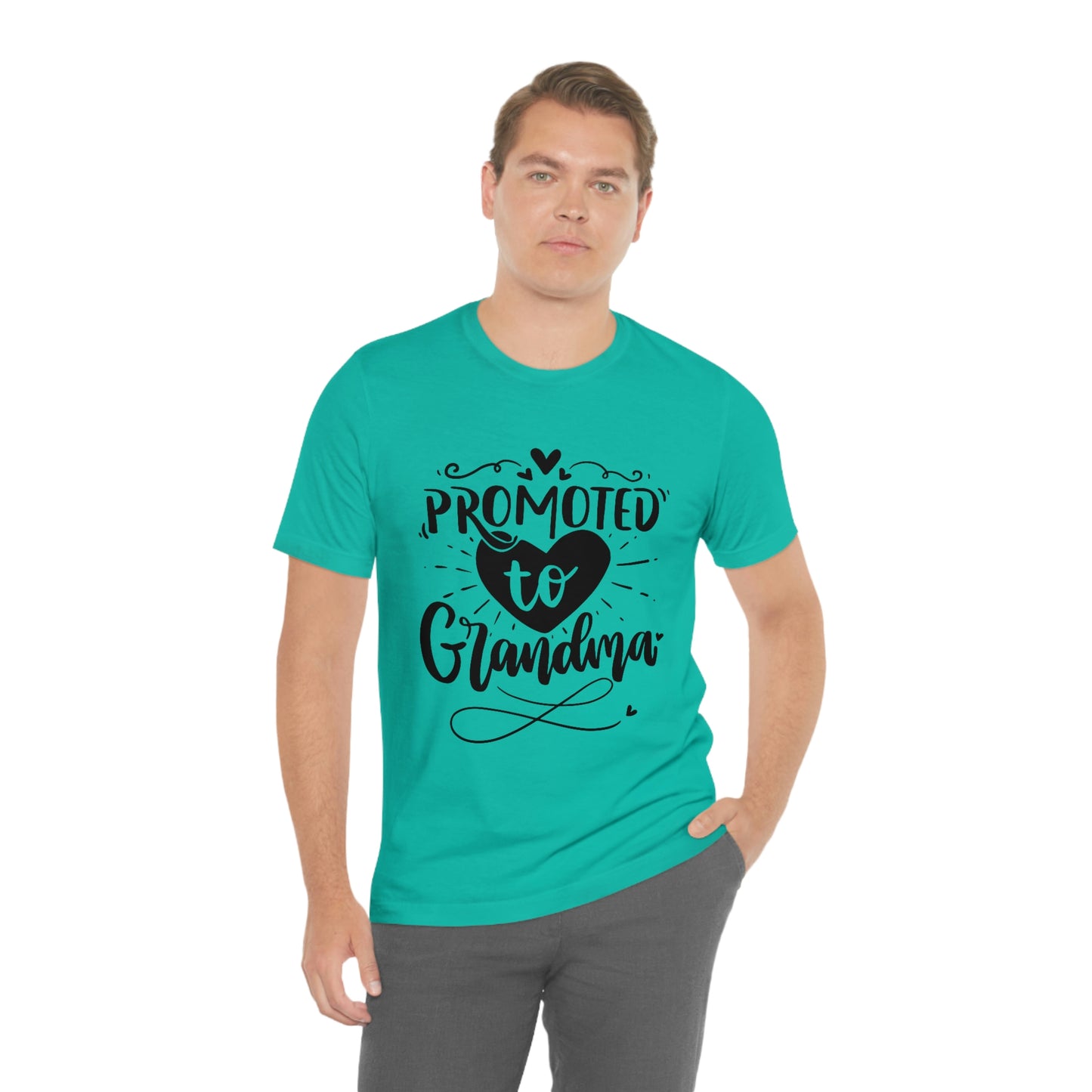 Promoted to Grandma Jersey Short Sleeve Tee