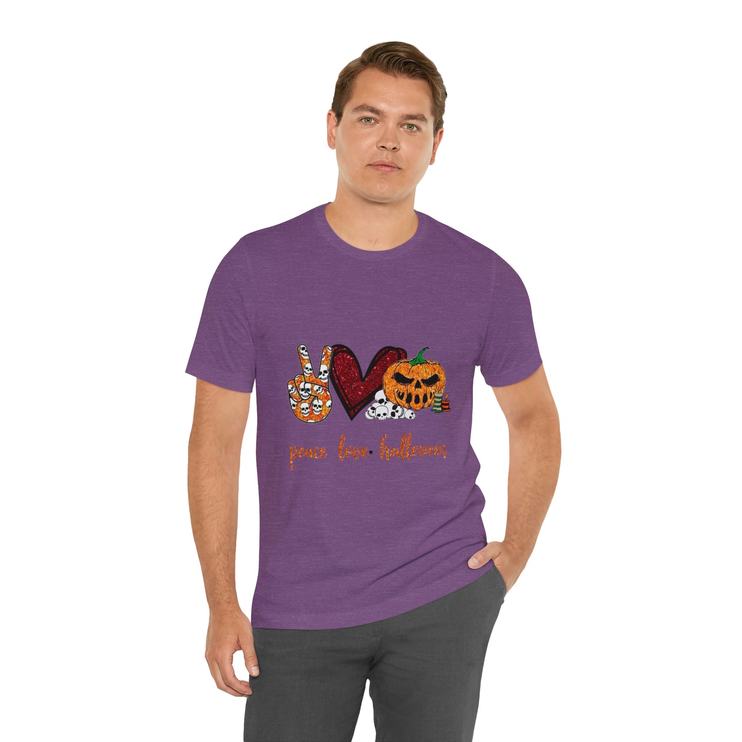 Peace, Love, & Halloween Unisex Shirt