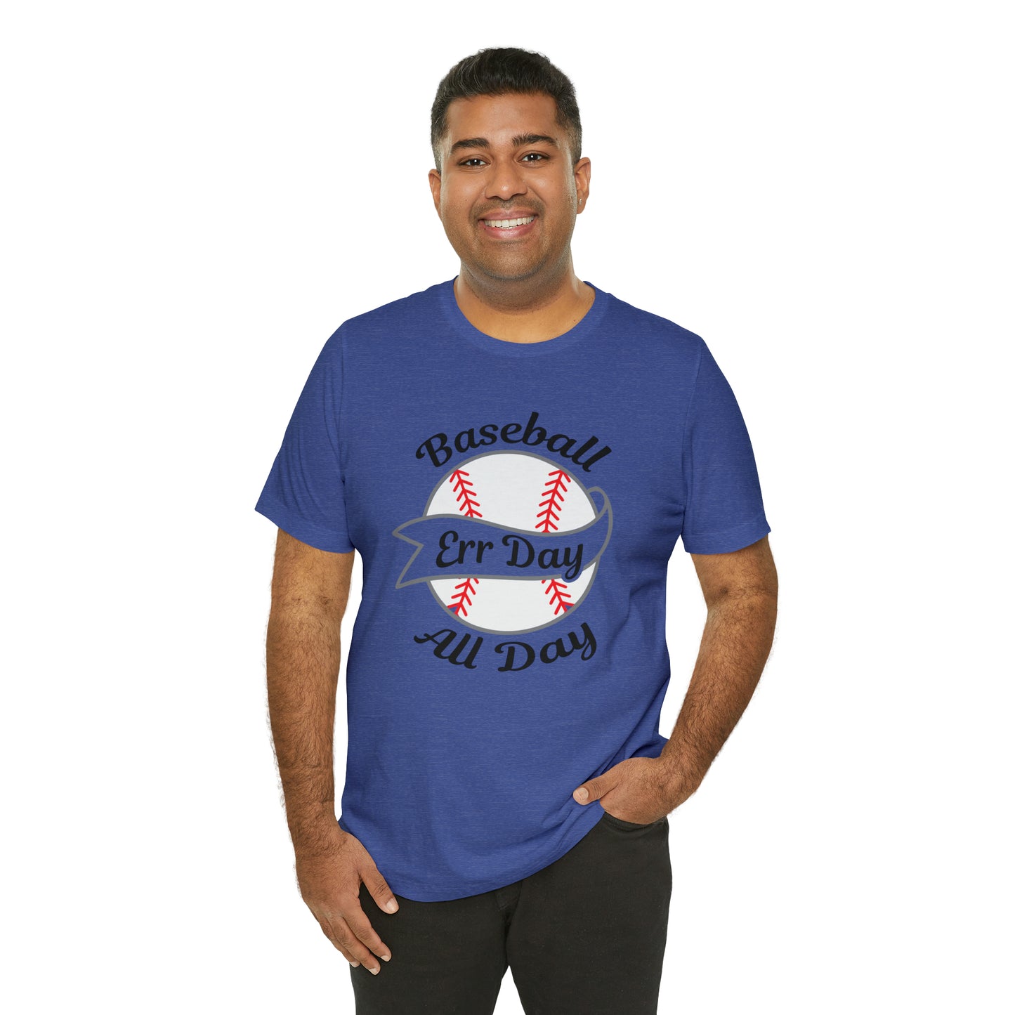 Baseball All Day Err Day Jersey Short Sleeve Tee