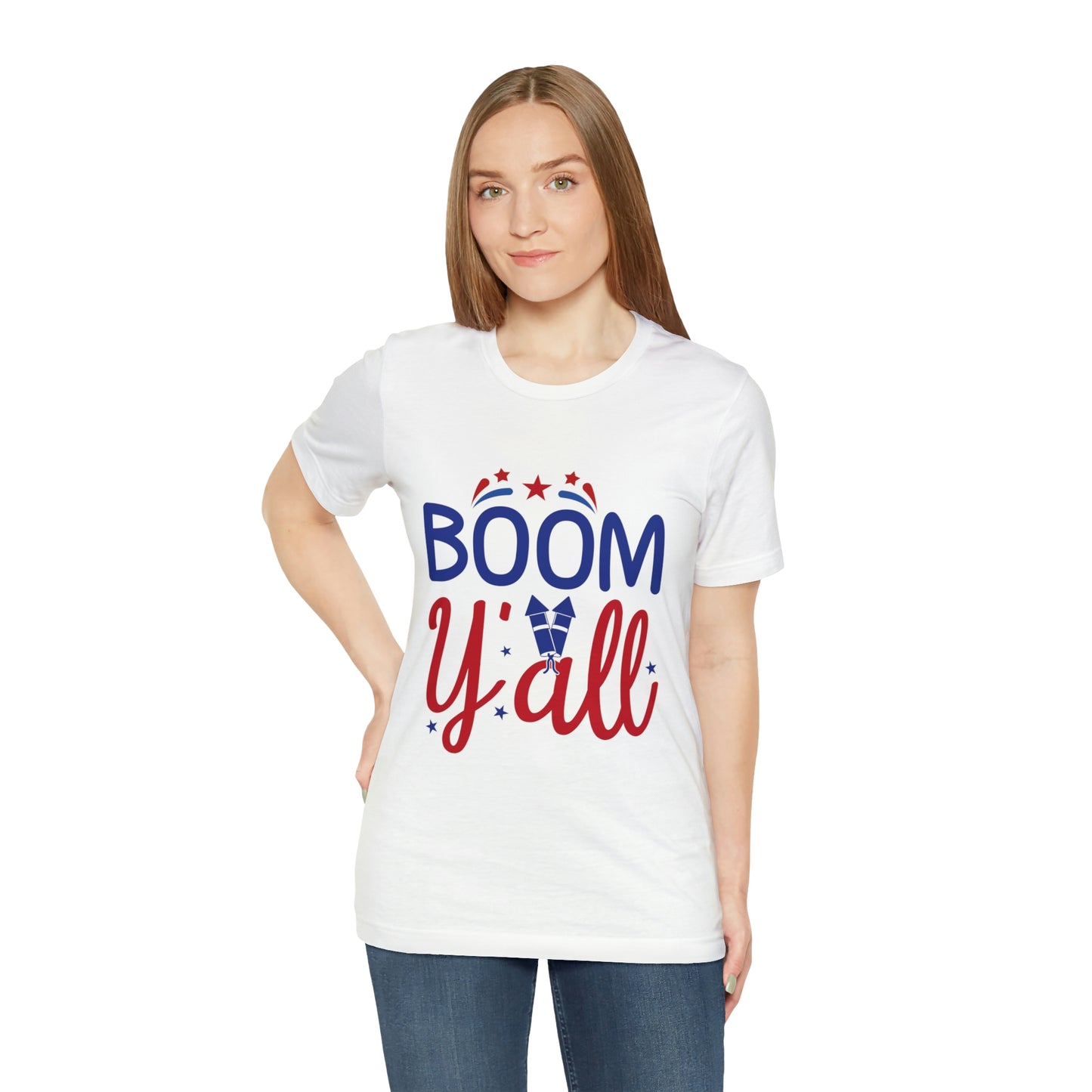 Unisex Sunshine Lasso Boom Yall Jersey Short Sleeve Tee