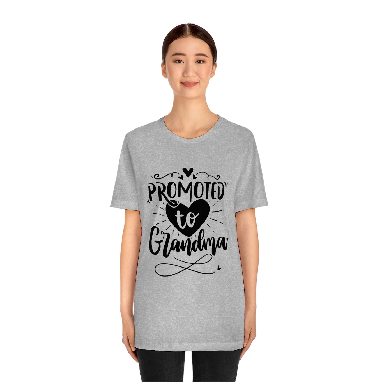 Promoted to Grandma Jersey Short Sleeve Tee