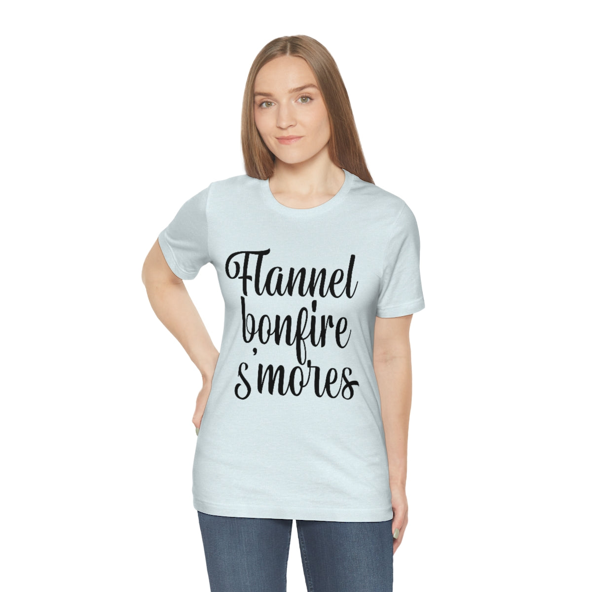 Flannel Bonfires S'mores Tee