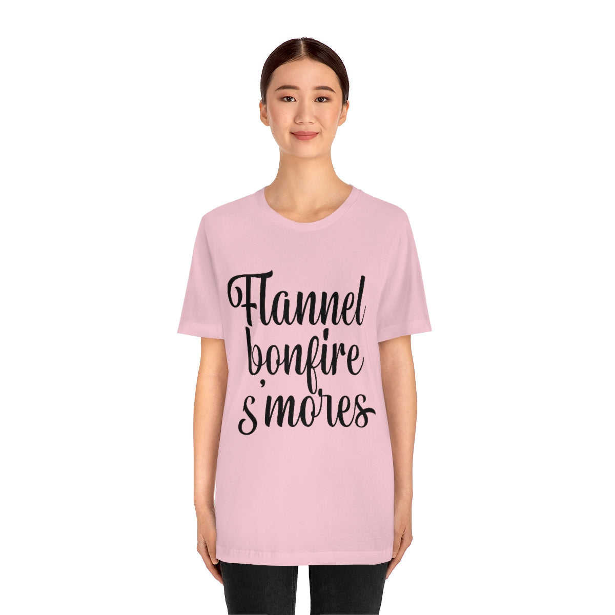 Flannel Bonfires S'mores Tee