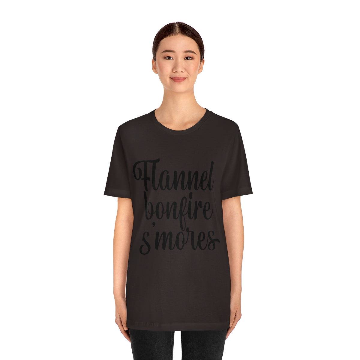 Flannel Bonfires S'mores Tee