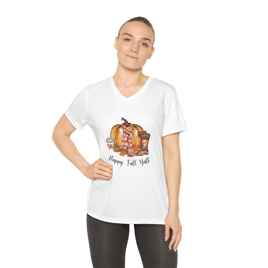 Ladies Happy Fall Active Tee