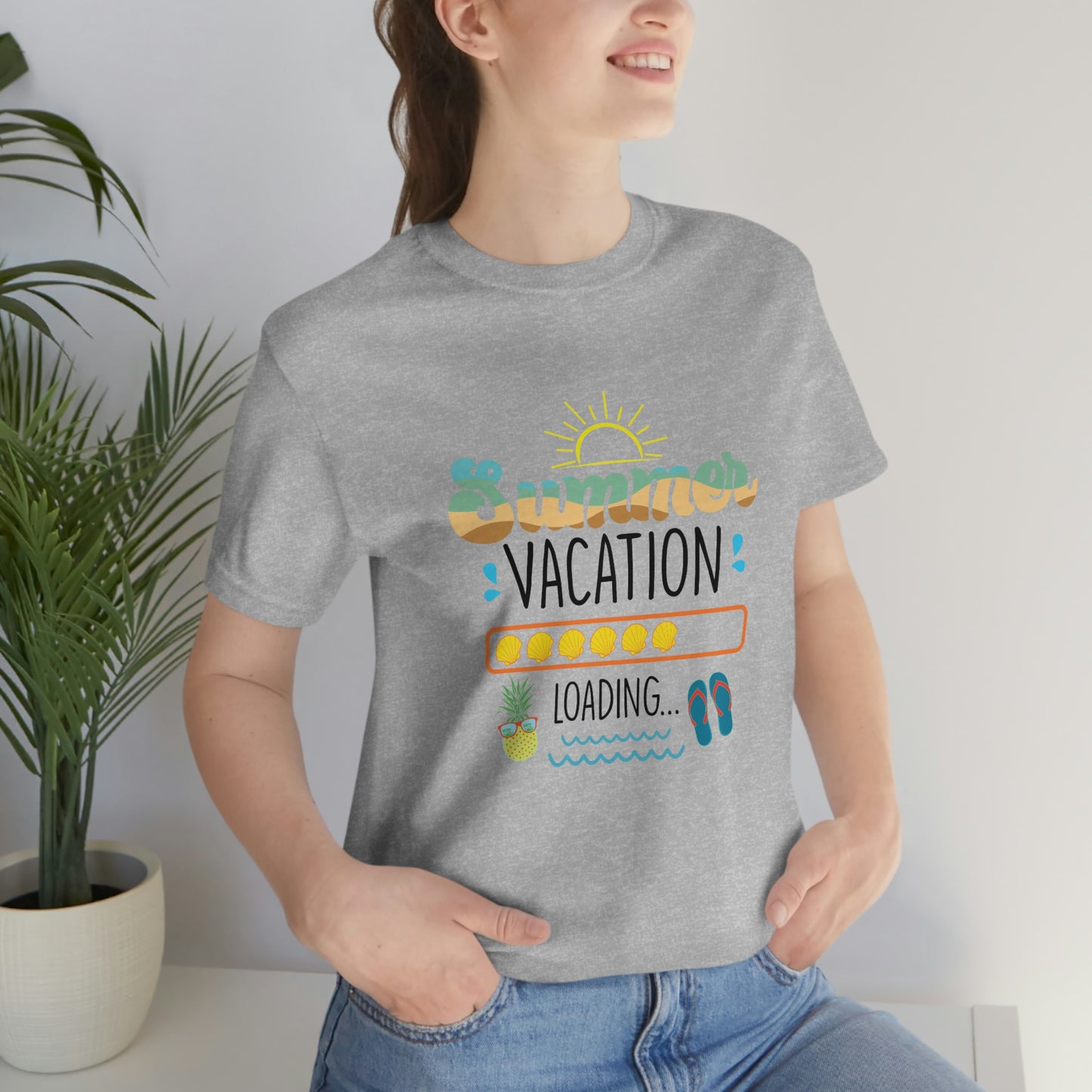 Summer Vacation Unisex Jersey Short Sleeve Tee