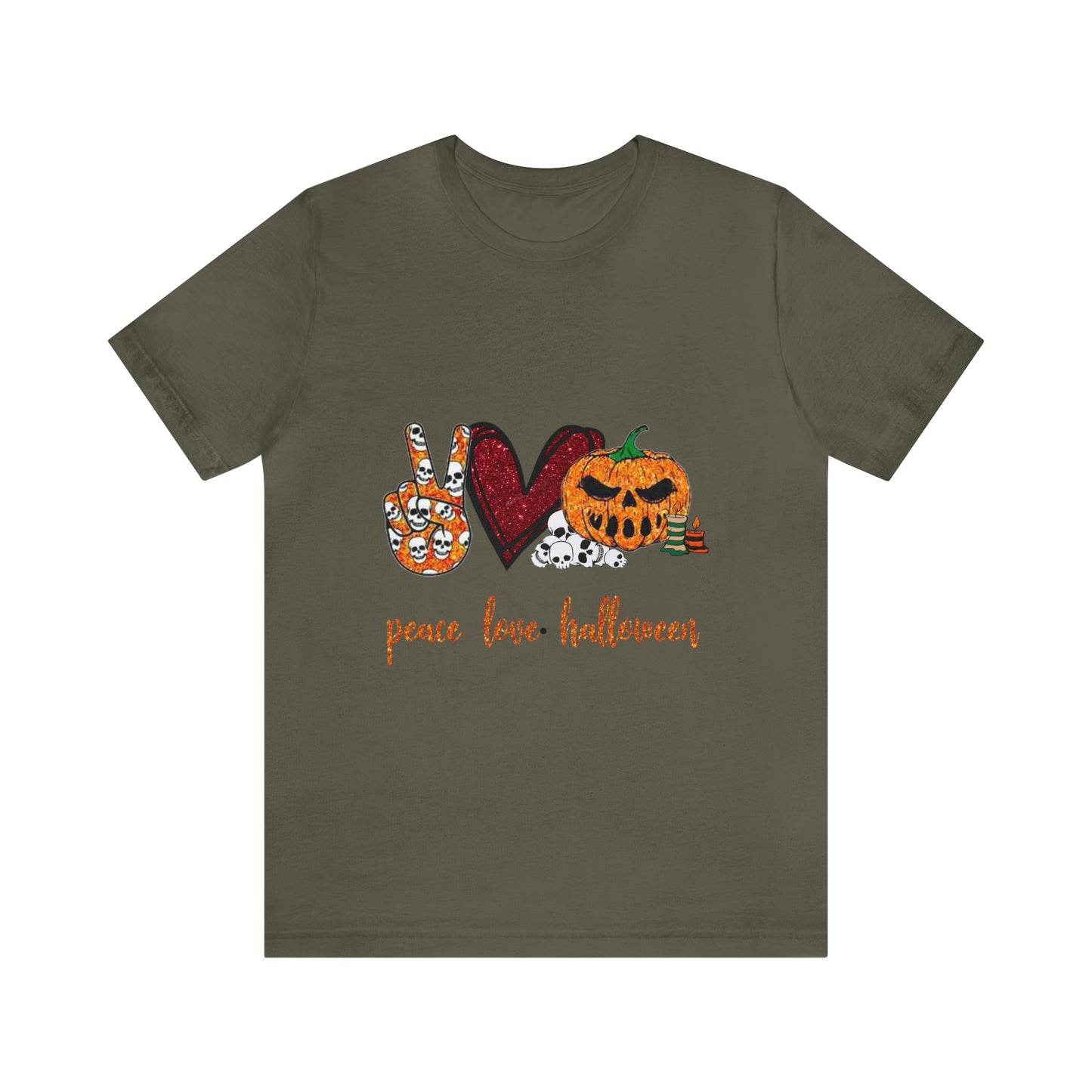 Peace, Love, & Halloween Unisex Shirt