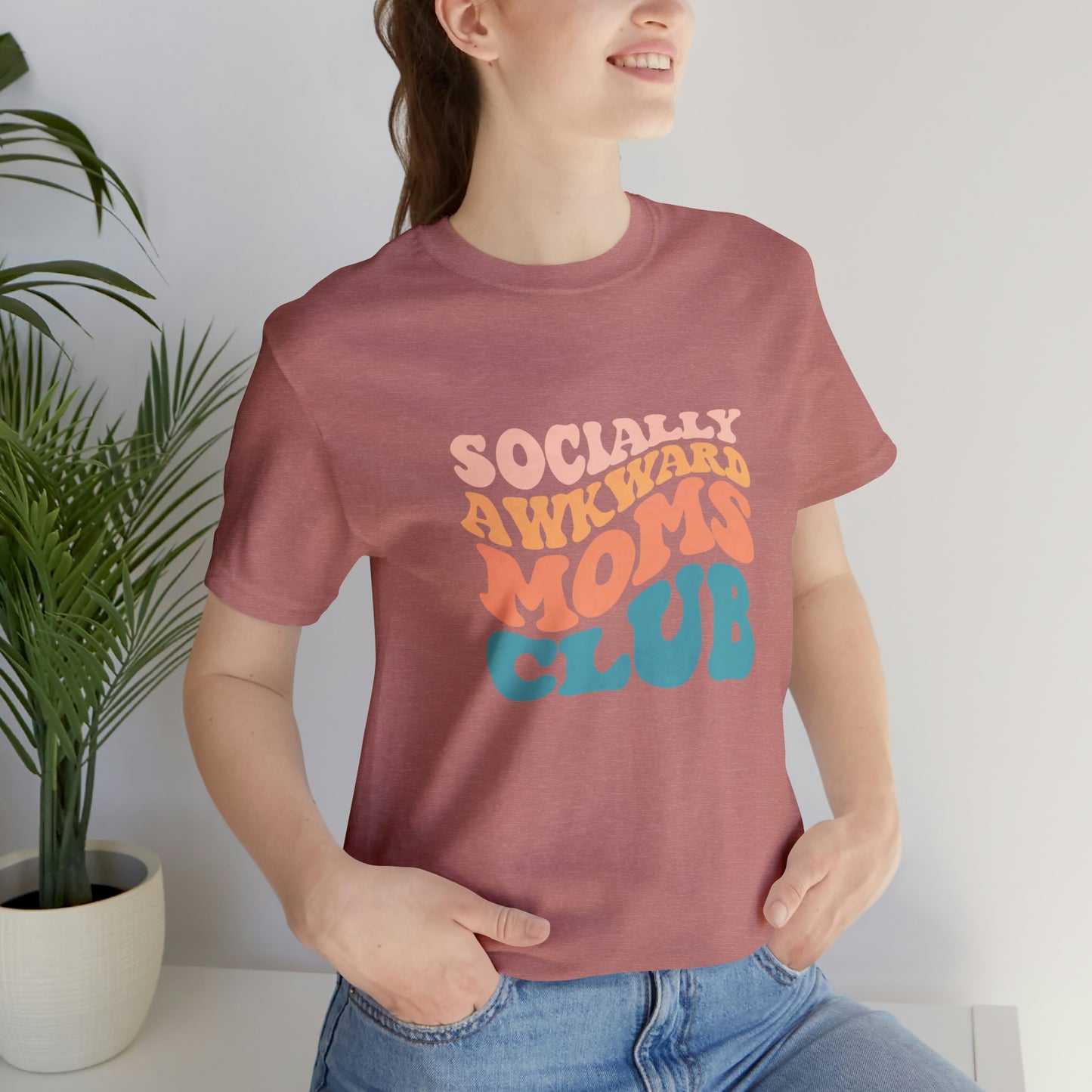 Socially Awkward Moms Club Short Sleeve Tee