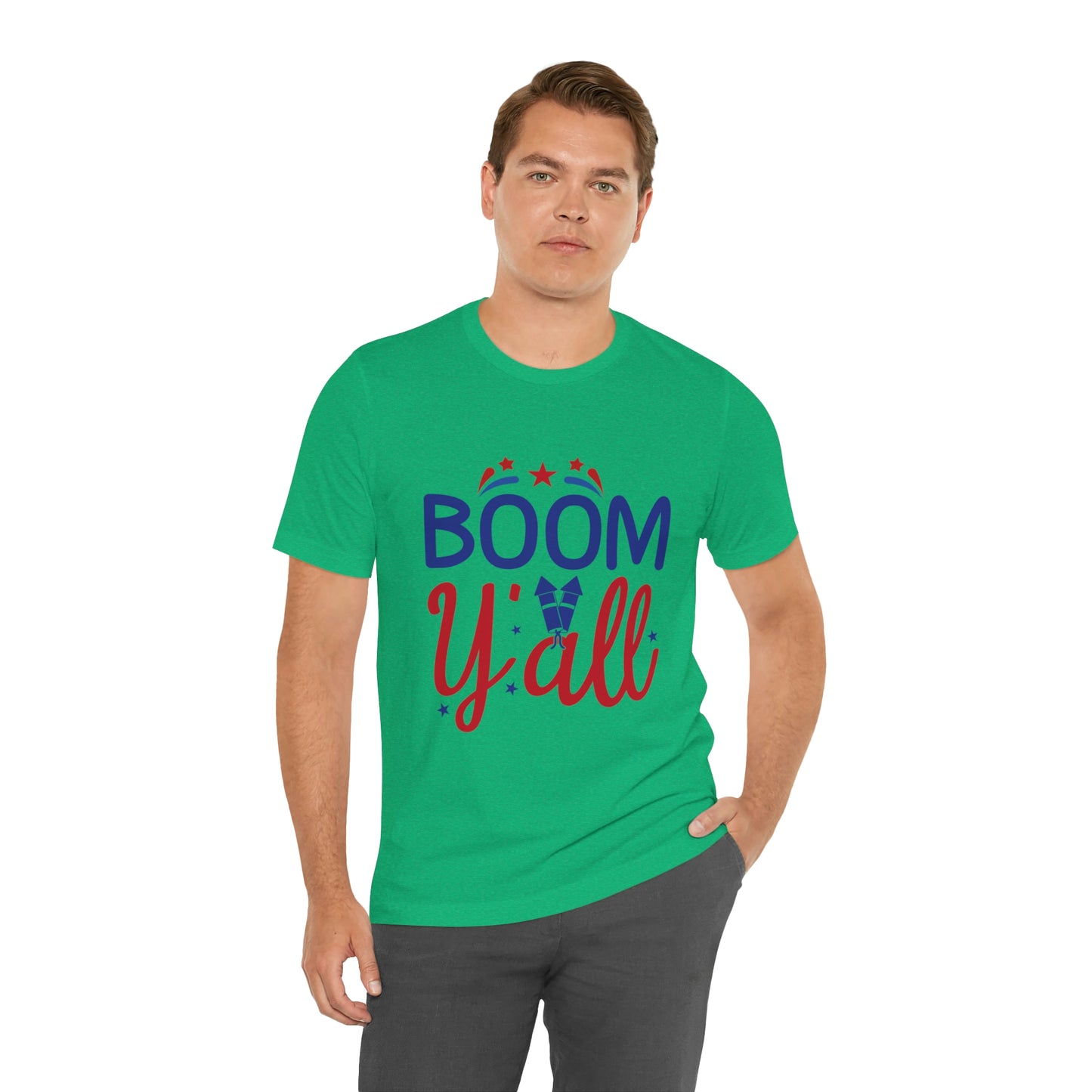 Unisex Sunshine Lasso Boom Yall Jersey Short Sleeve Tee