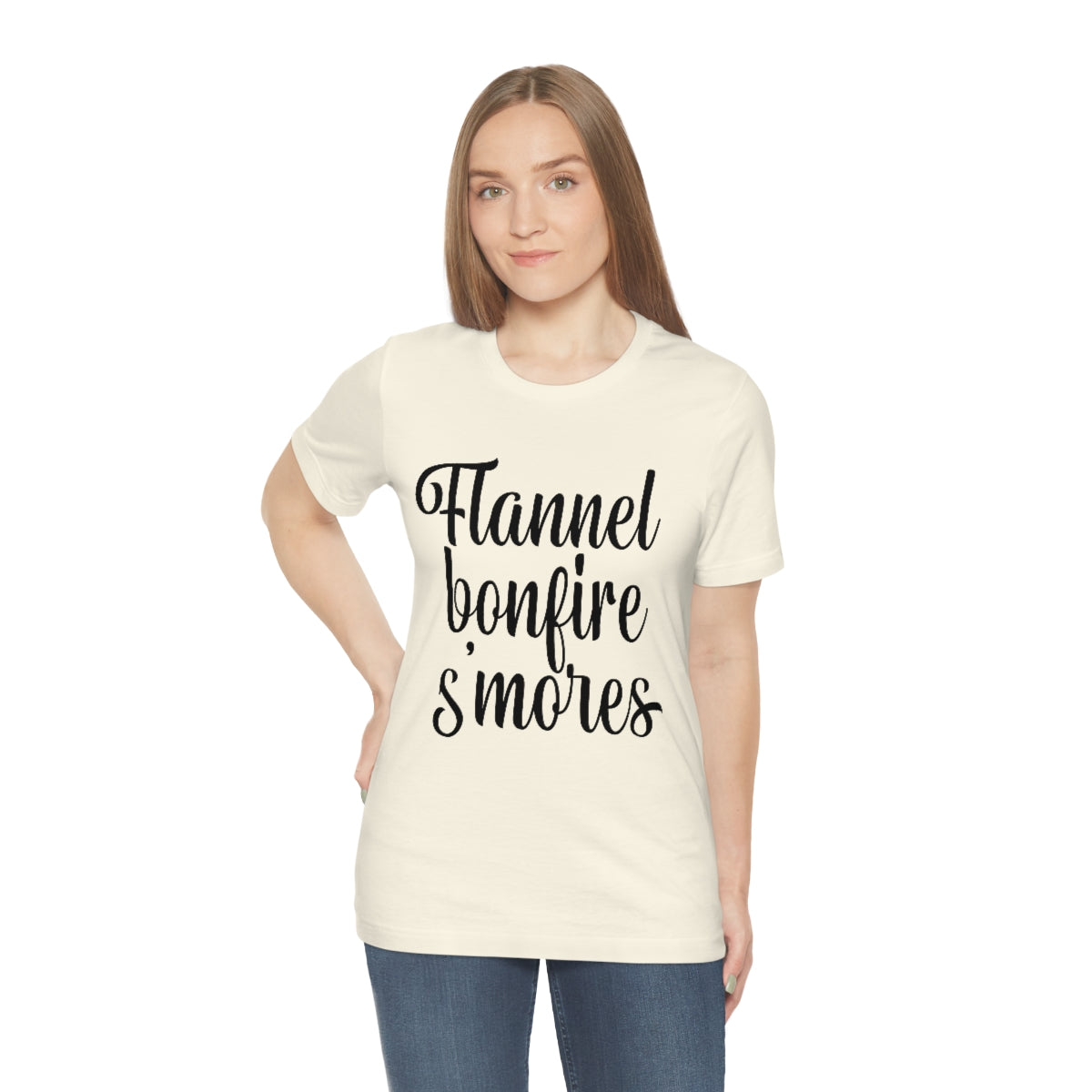 Flannel Bonfires S'mores Tee