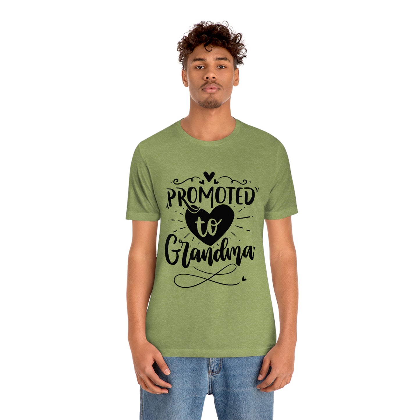 Promoted to Grandma Jersey Short Sleeve Tee