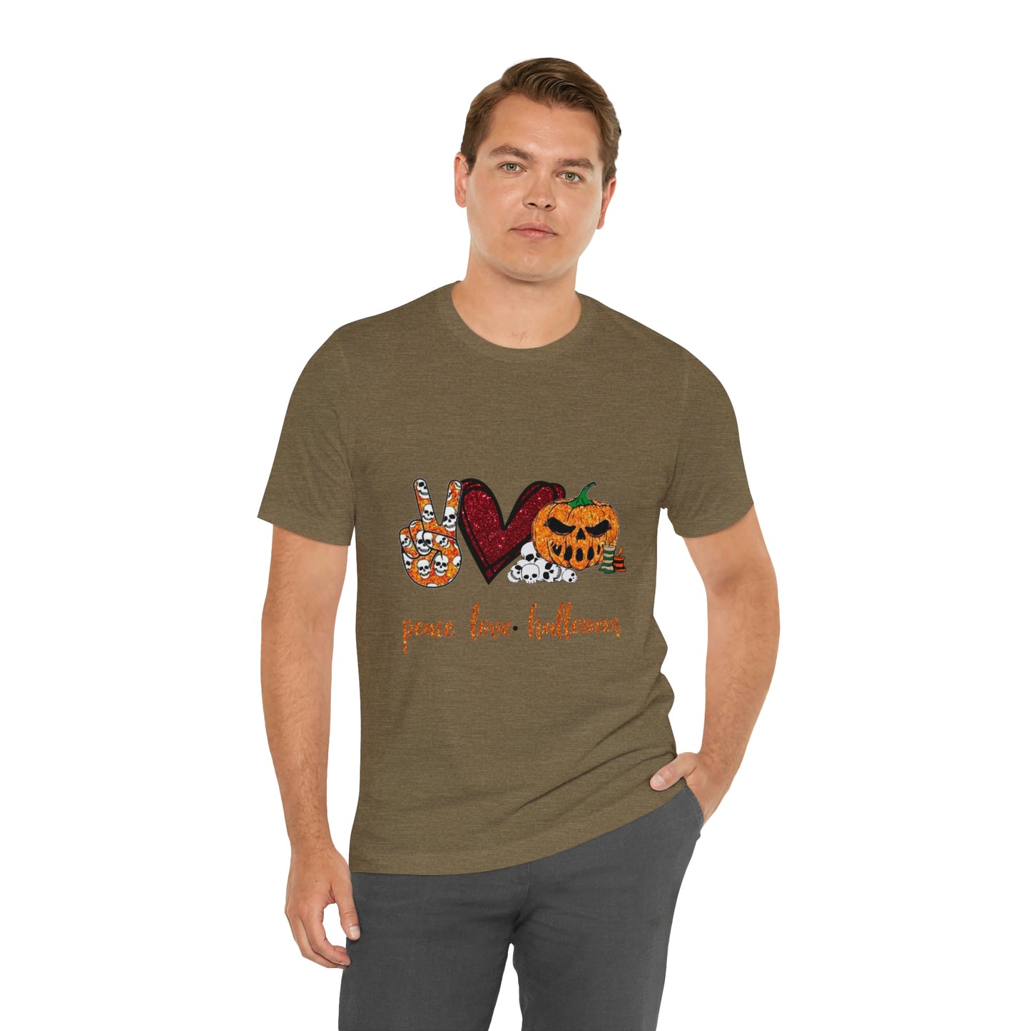 Peace, Love, & Halloween Unisex Shirt