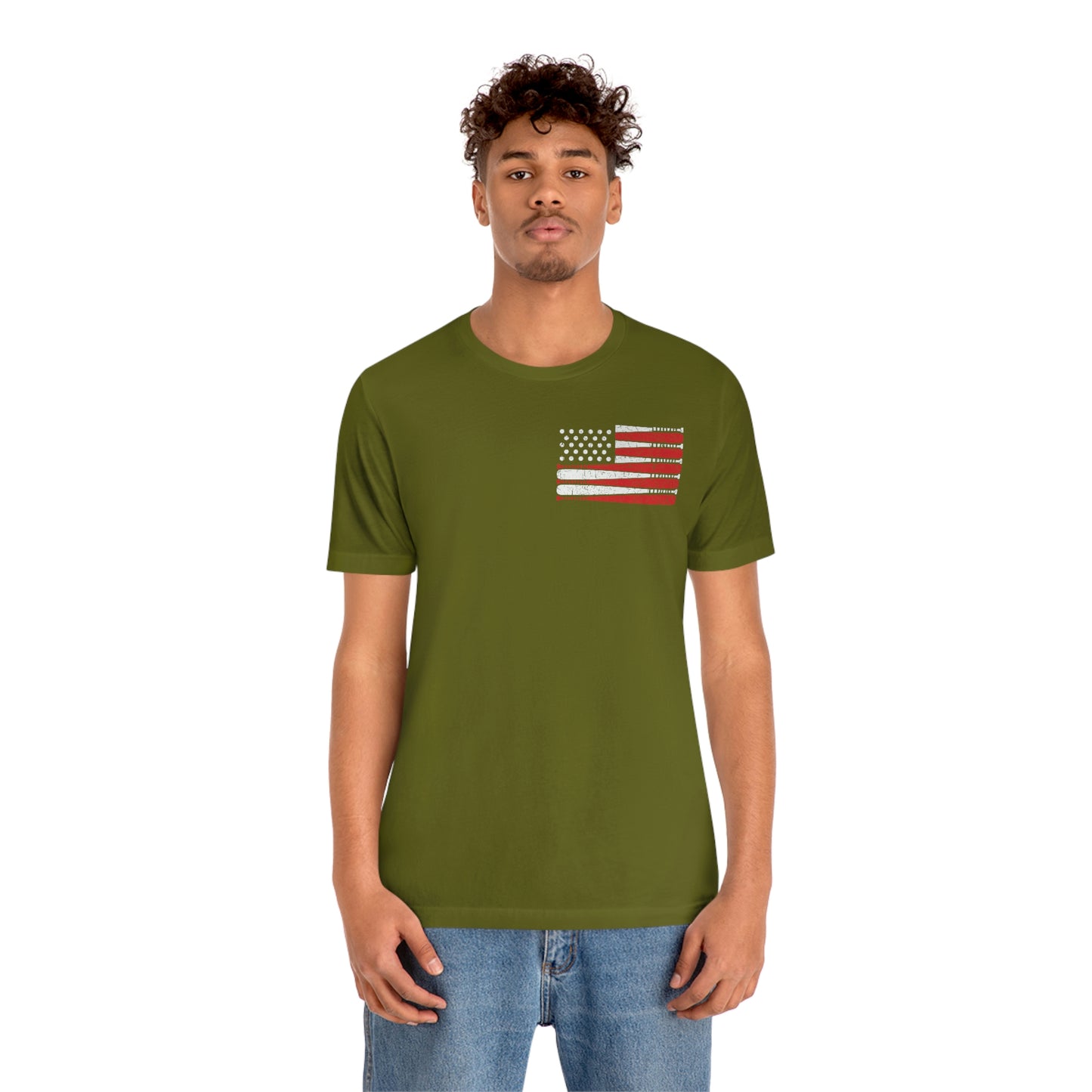 Baseball Flag Short Sleeve Tee