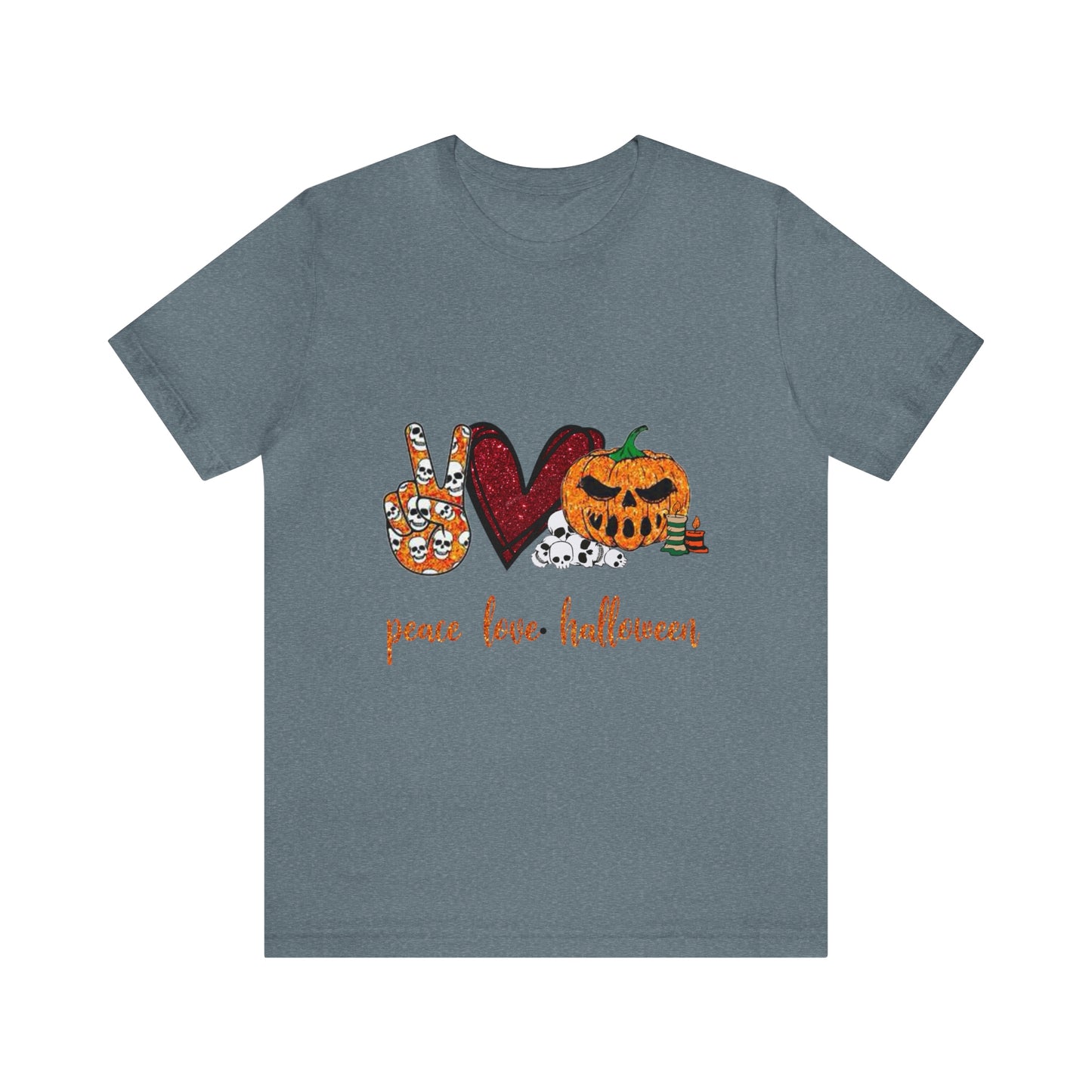 Peace, Love, & Halloween Unisex Shirt