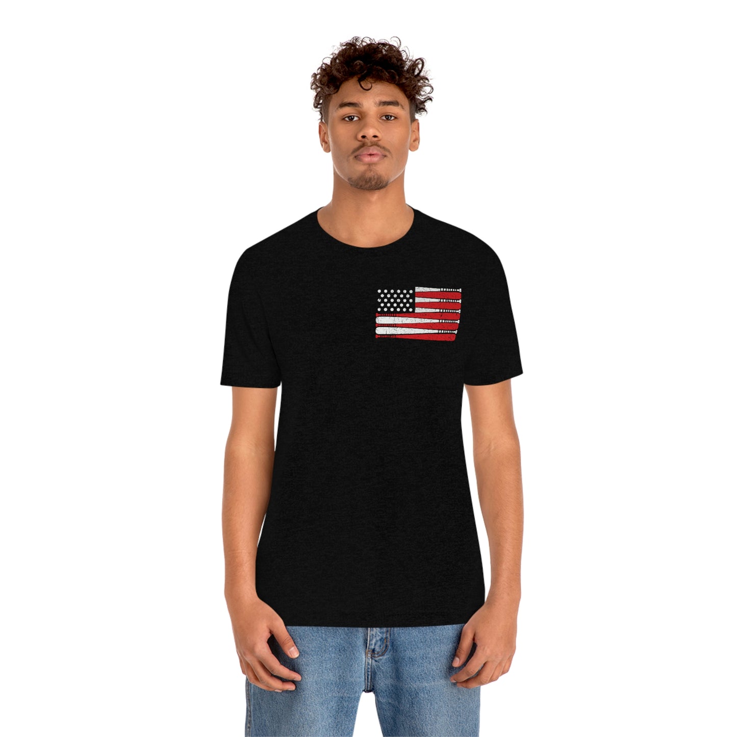 Baseball Flag Short Sleeve Tee