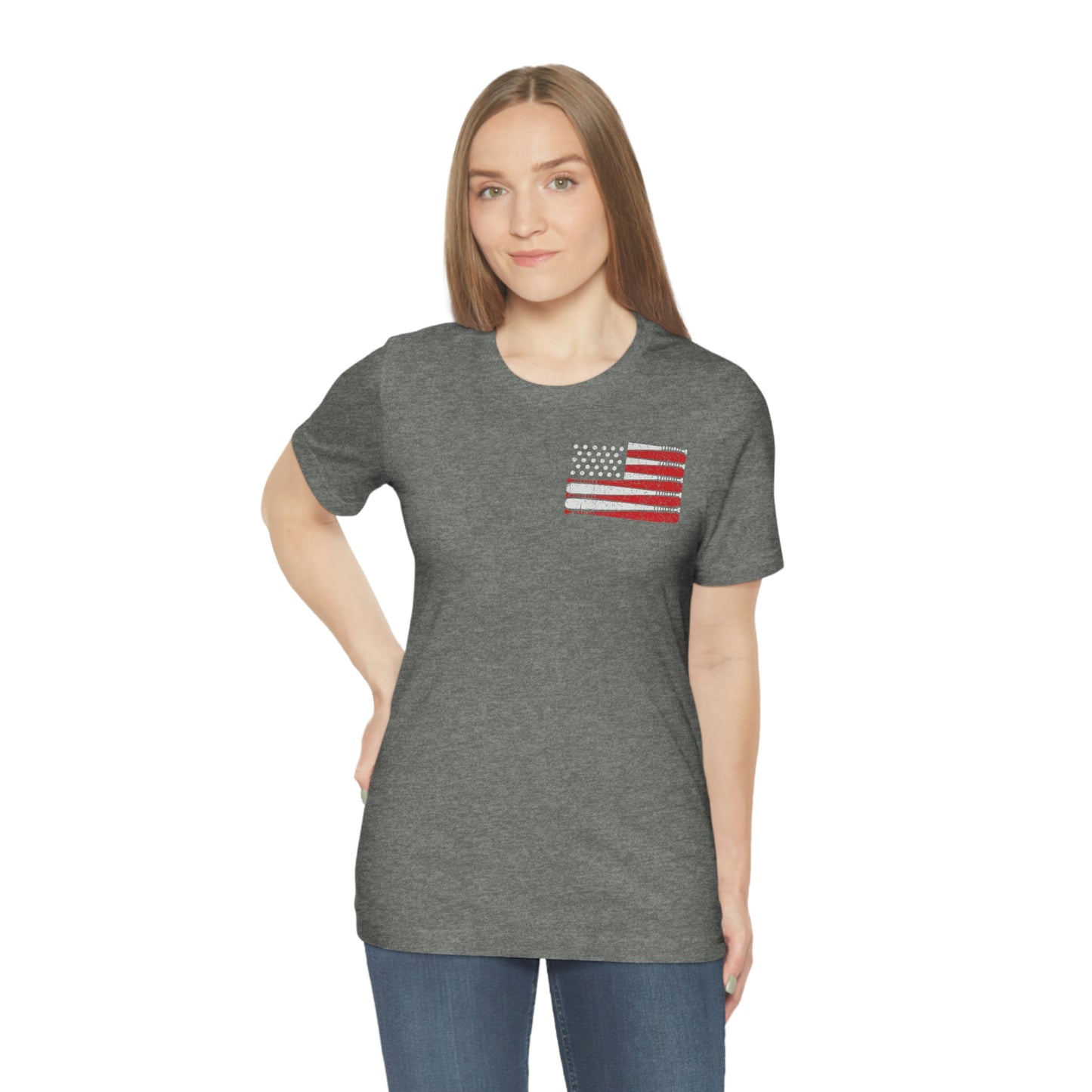 Baseball Flag Short Sleeve Tee