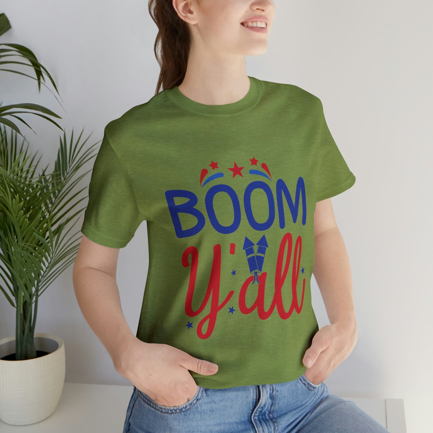 Unisex Sunshine Lasso Boom Yall Jersey Short Sleeve Tee