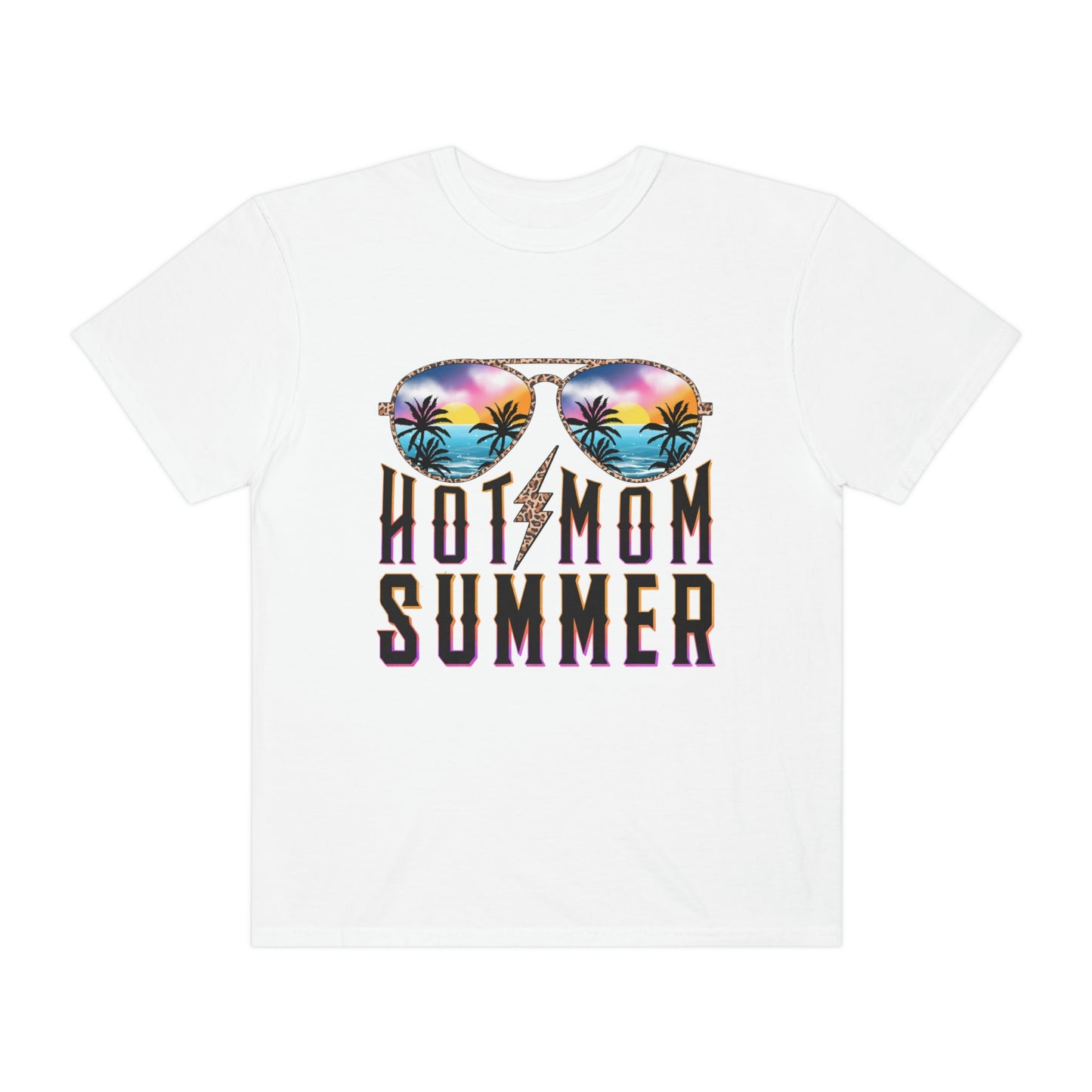 Hot Mom Summer Garment-Dyed T-shirt