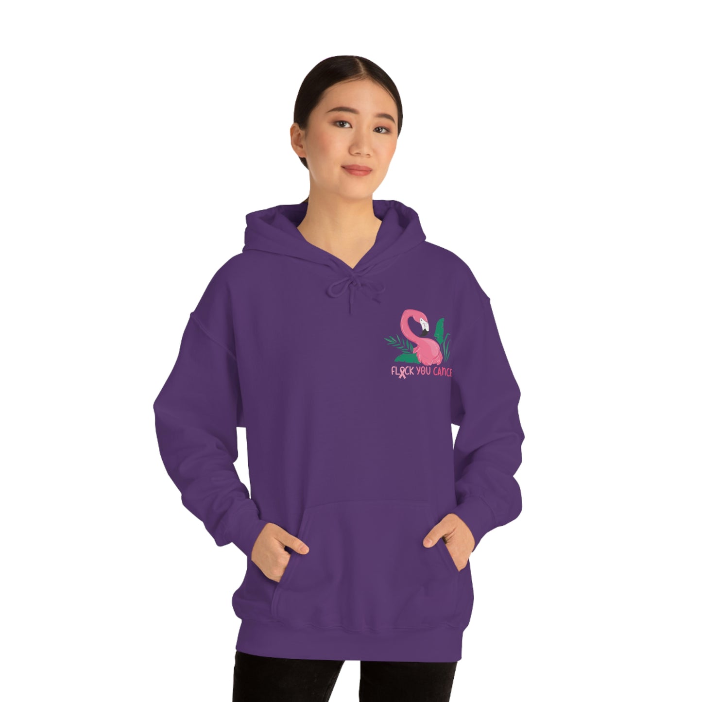 Flock You Cancer Unisex Heavy Blend™ Hooded Sweatshirt