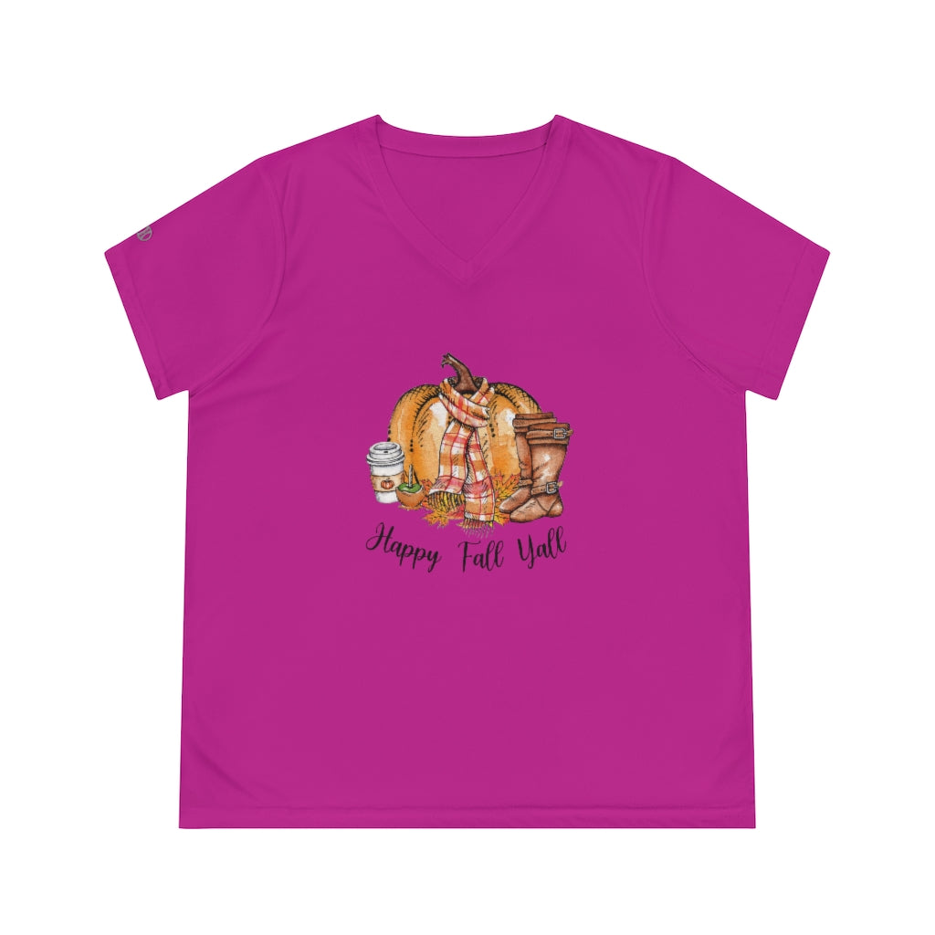 Ladies Happy Fall Active Tee