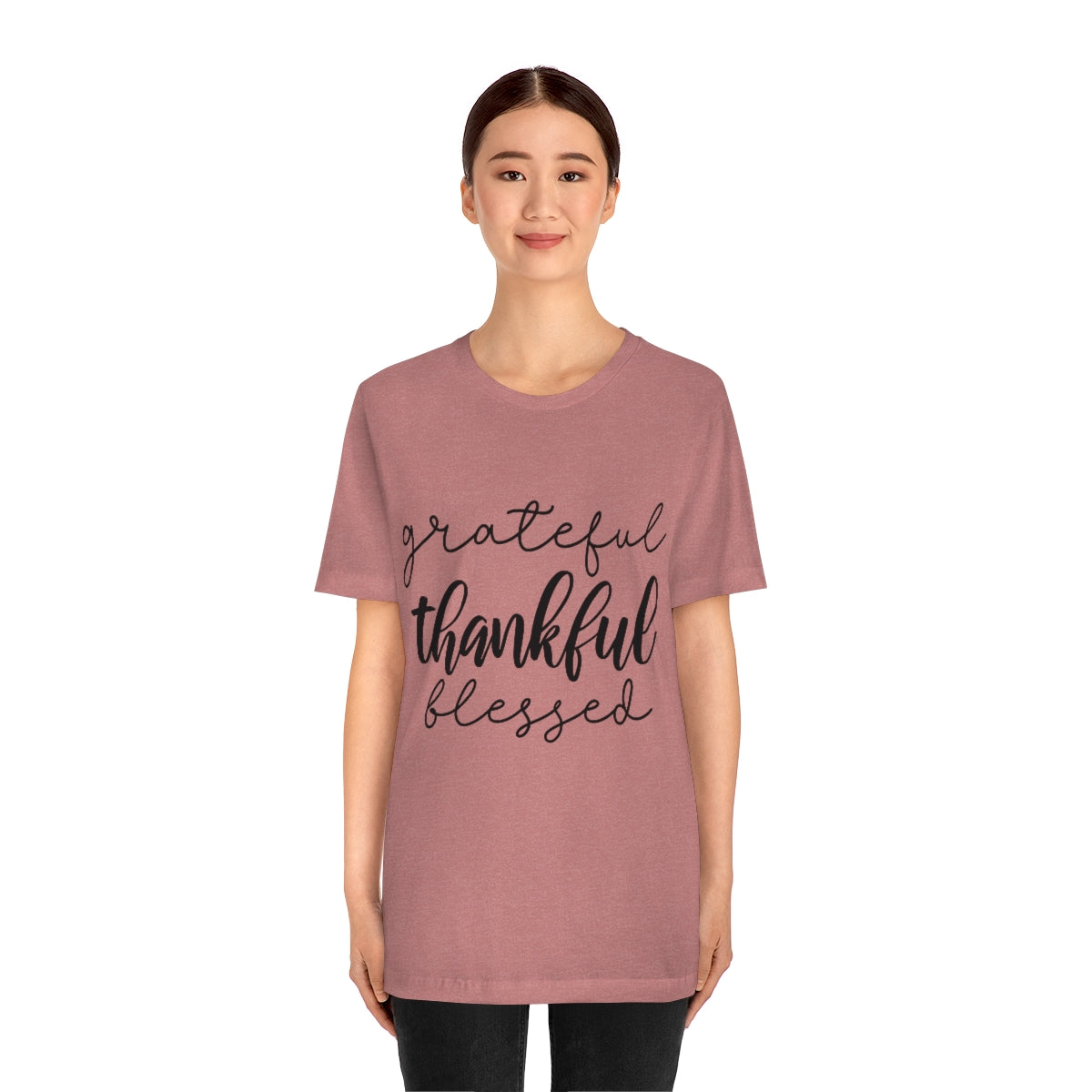 Grateful Thankful Blessed Tee