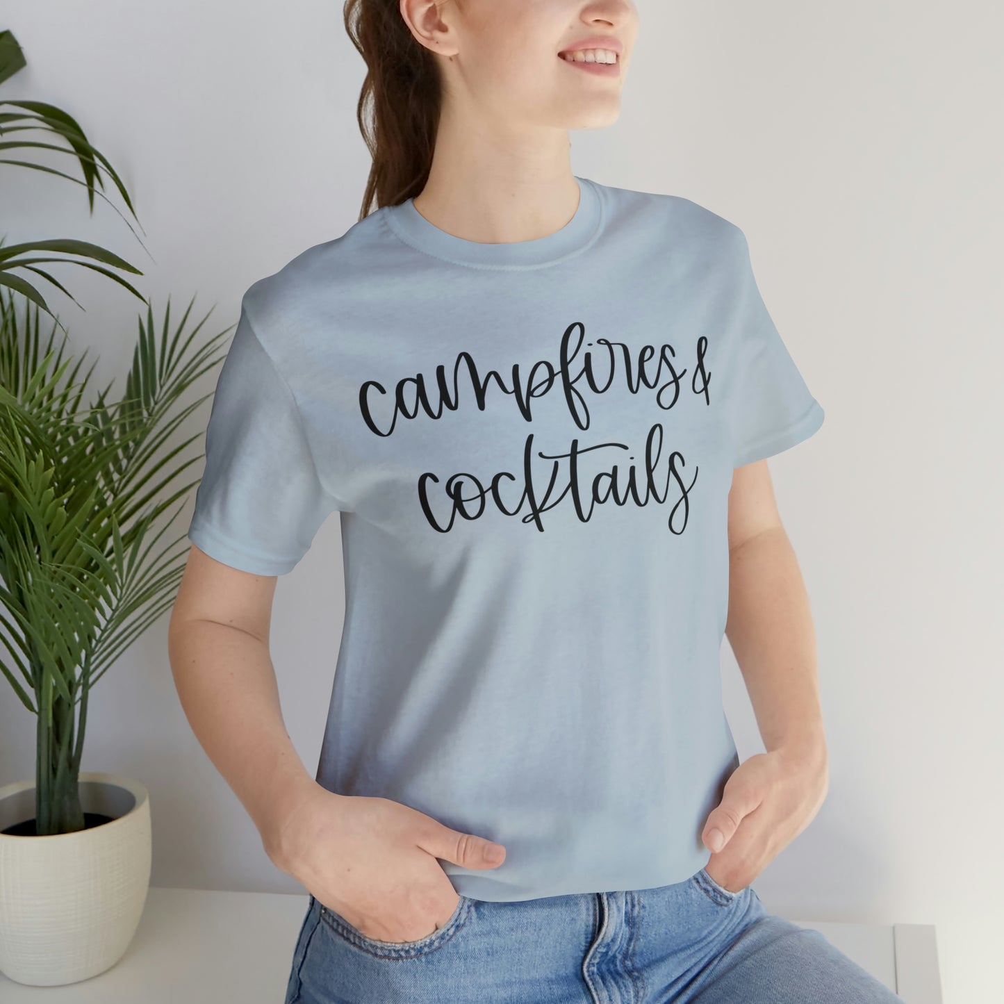 Campfire and Cocktails Short Sleeve Tee